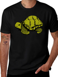 Turtle Graphic Tee - Cool Reptile Print