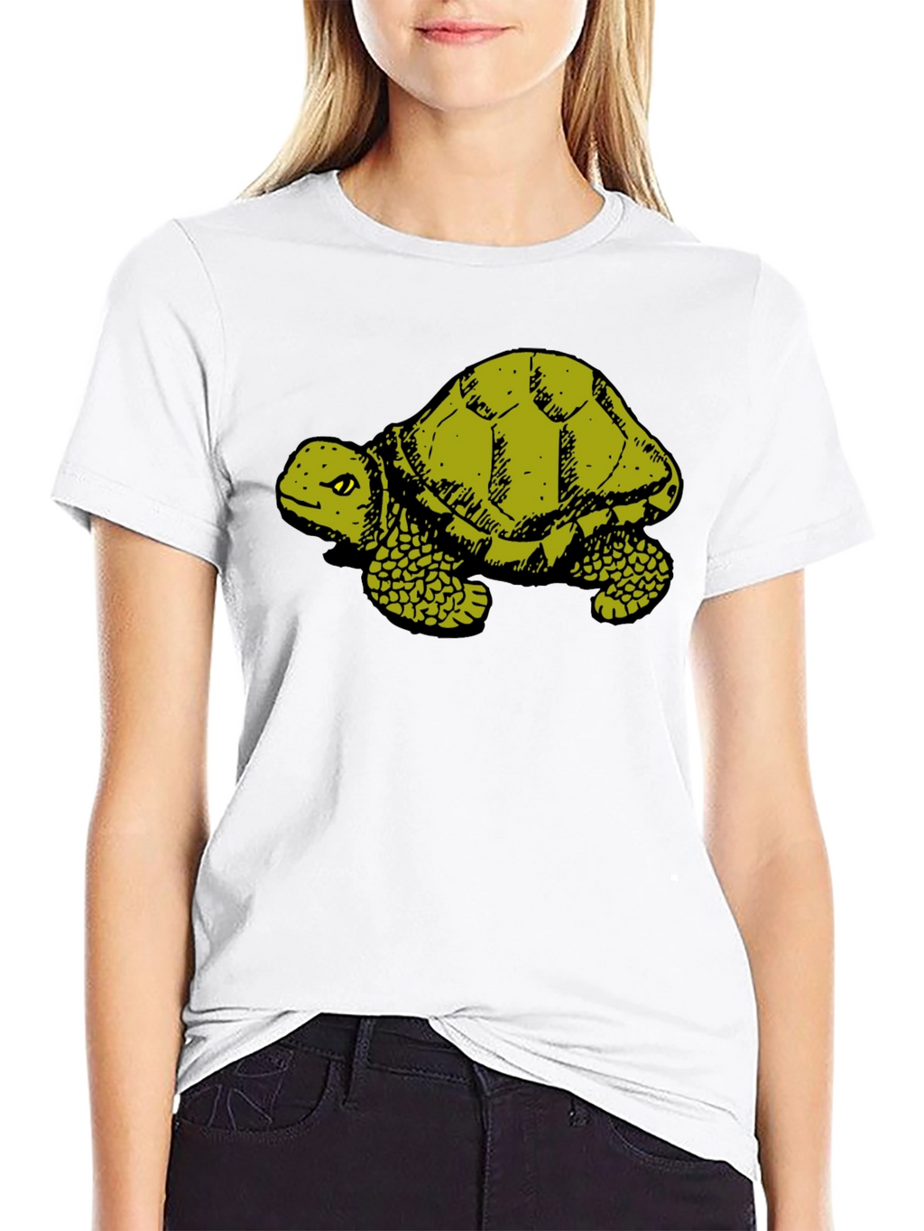 Turtle Graphic Tee - Cool Reptile Print