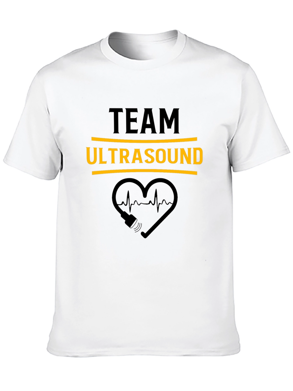 Team Ultrasound Black Graphic Tee
