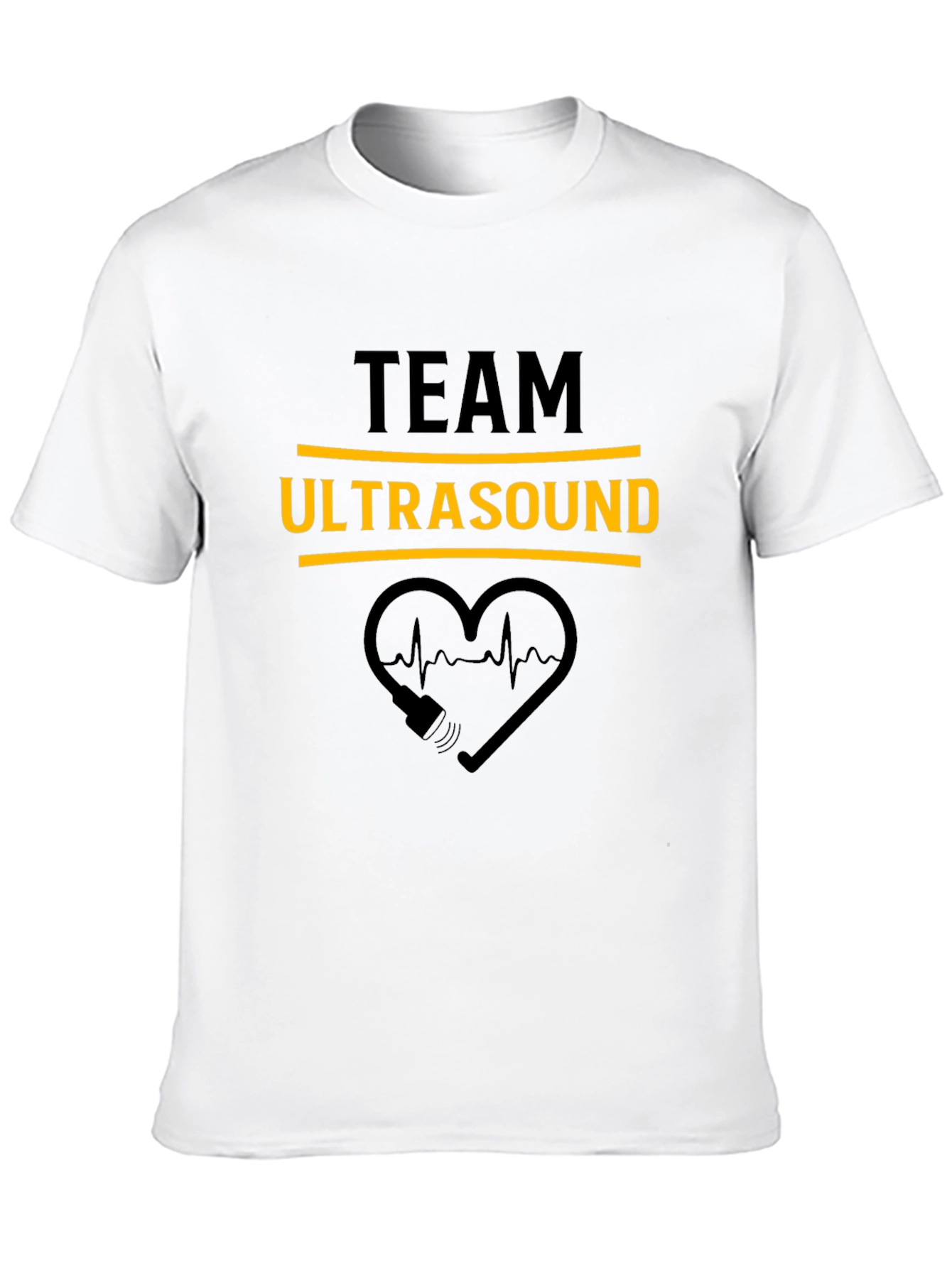 Team Ultrasound Black Graphic Tee