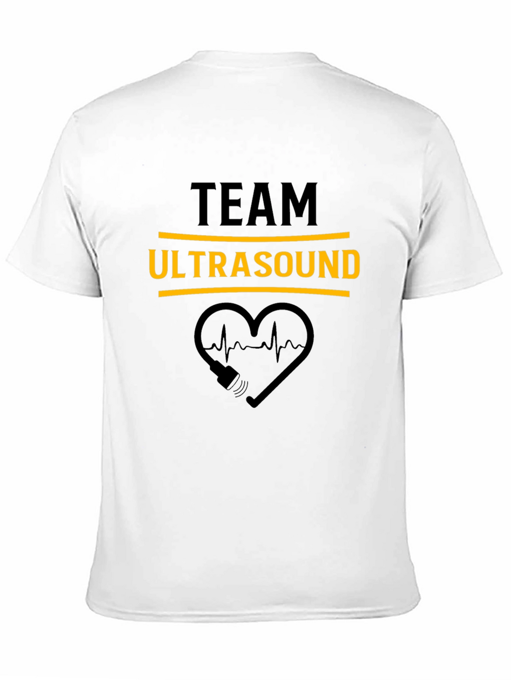 Team Ultrasound Black Graphic Tee