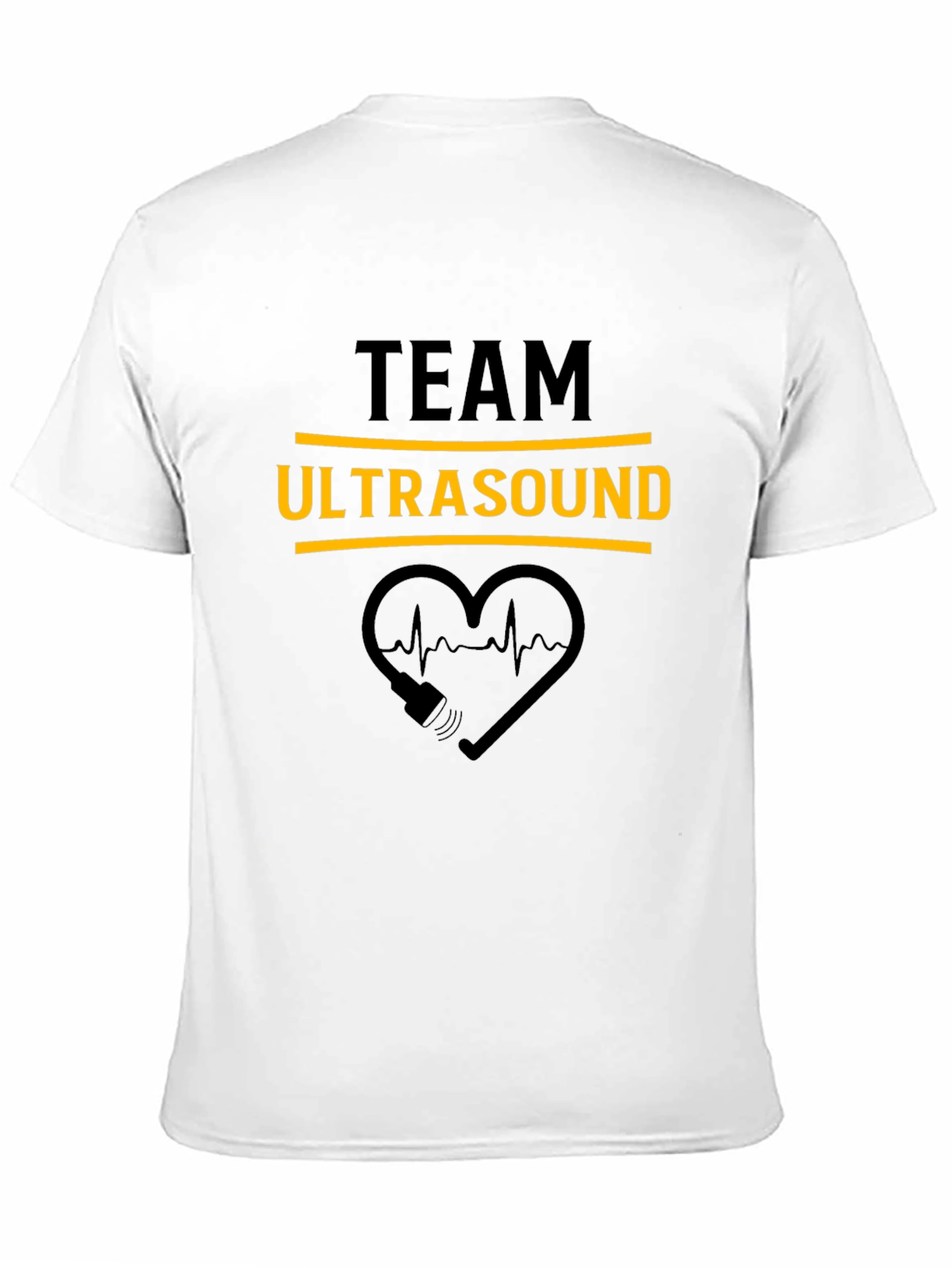 Team Ultrasound Black Graphic Tee