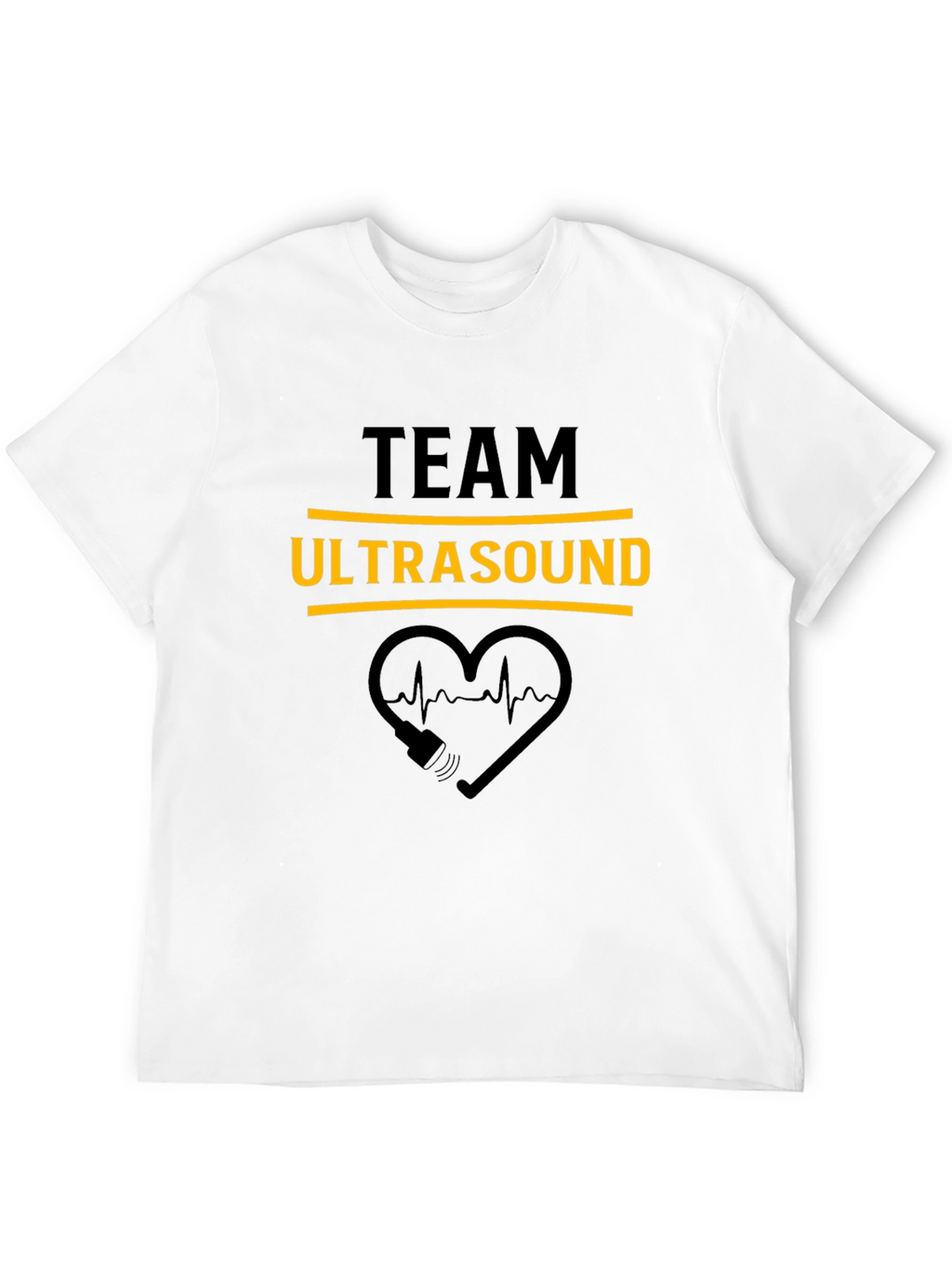 Team Ultrasound Black Graphic Tee