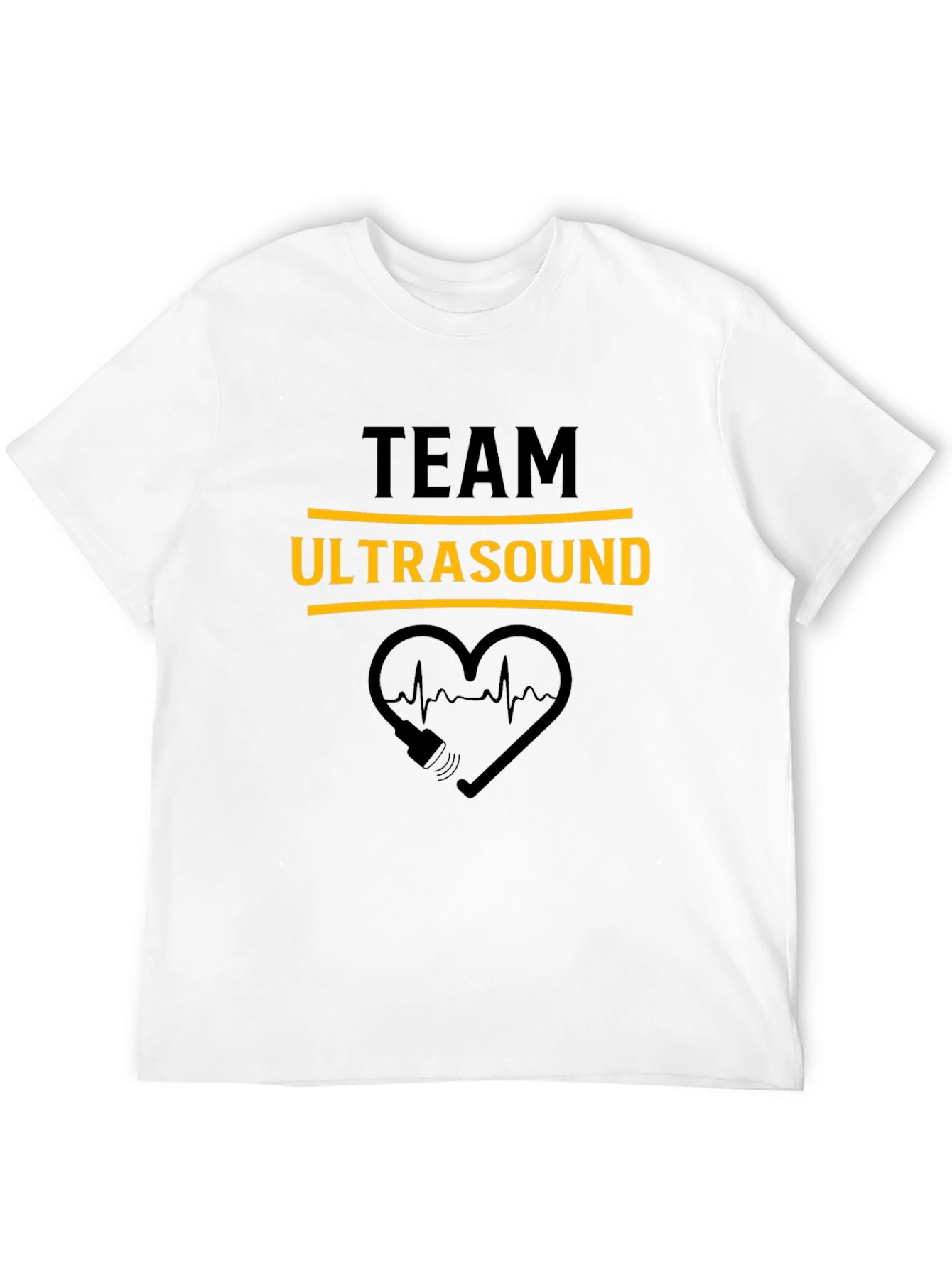Team Ultrasound Black Graphic Tee