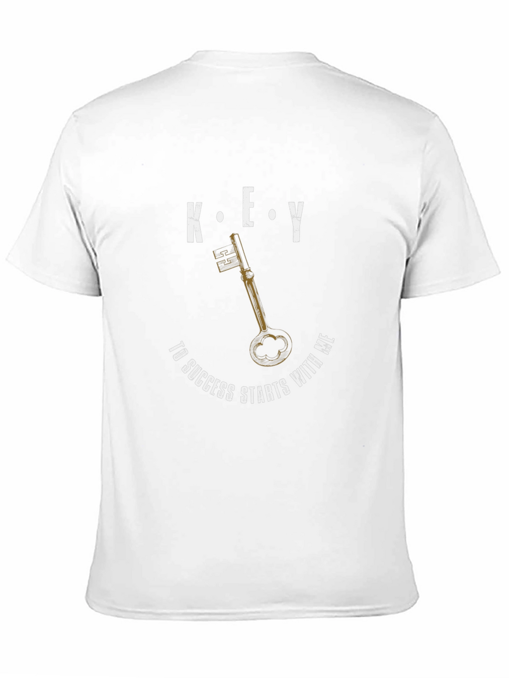 Key To Success Graphic Print Tee