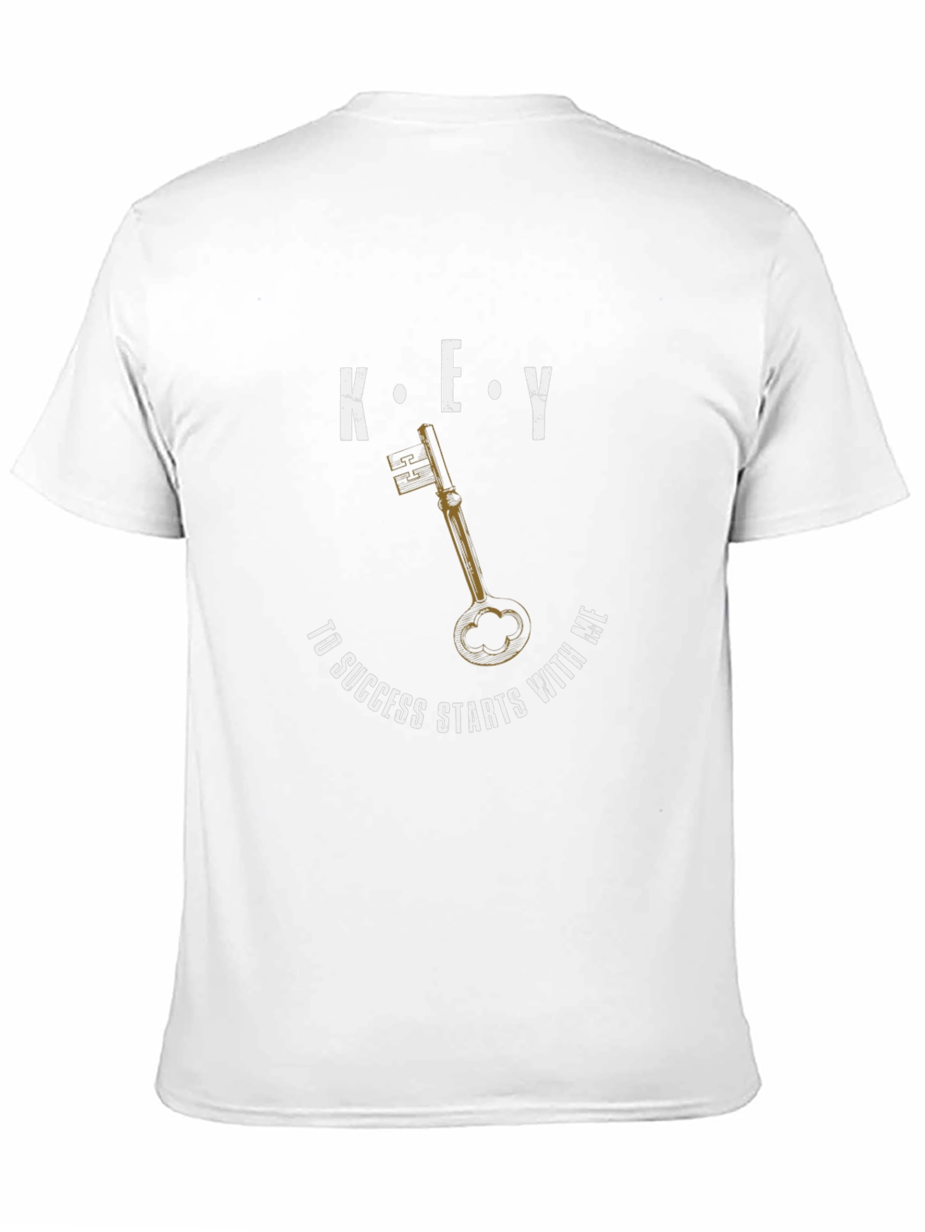 Key To Success Graphic Print Tee