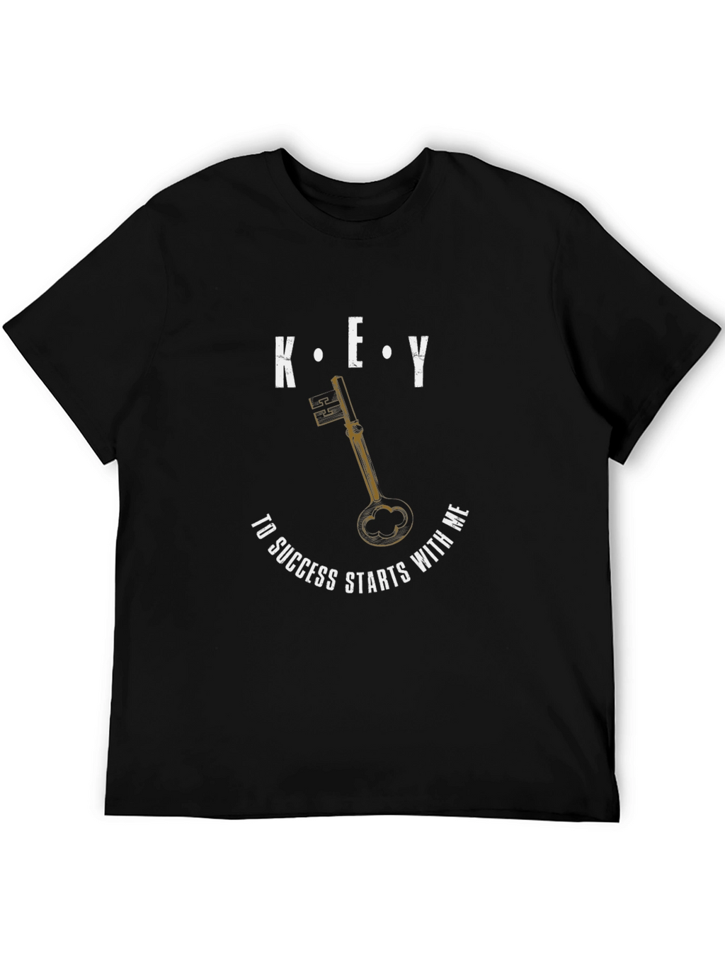 Key To Success Graphic Print Tee