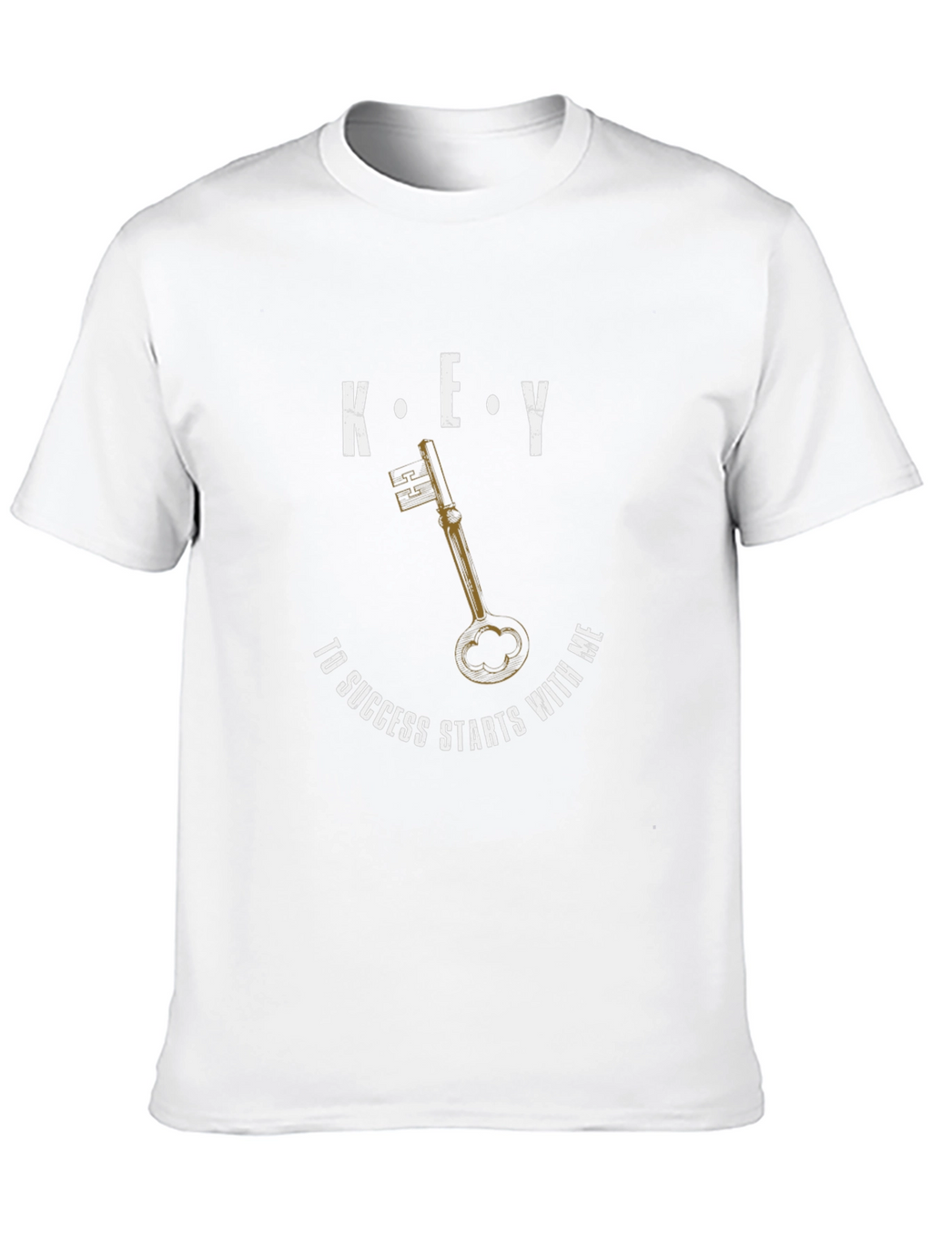Key To Success Graphic Print Tee