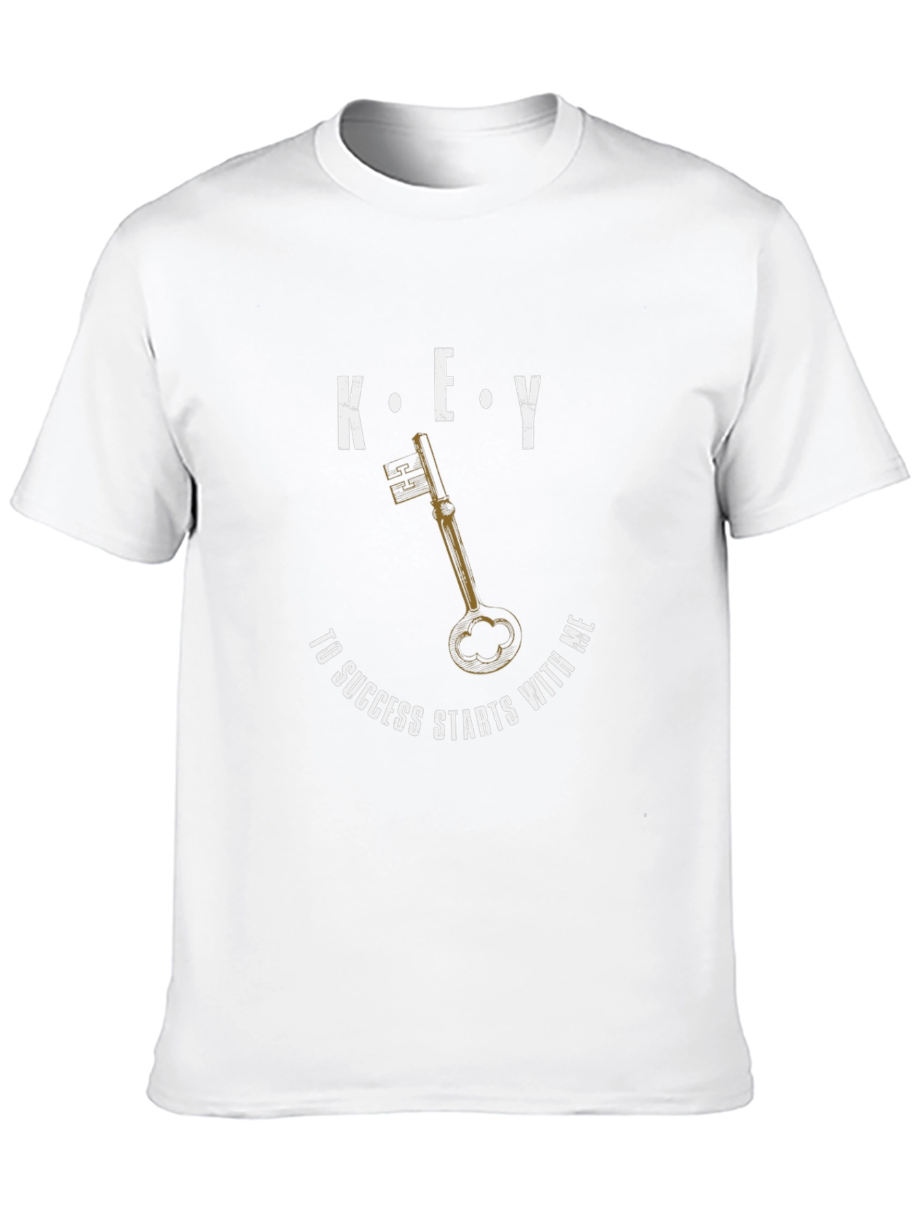 Key To Success Graphic Print Tee