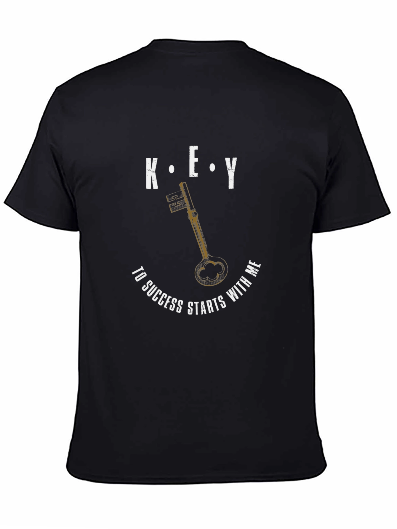 Key To Success Graphic Print Tee