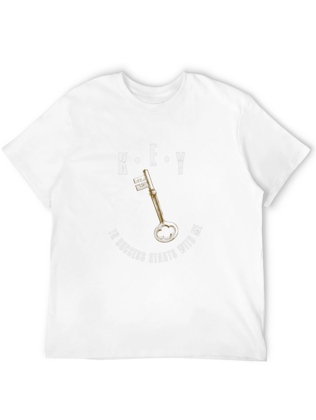 Key To Success Graphic Print Tee
