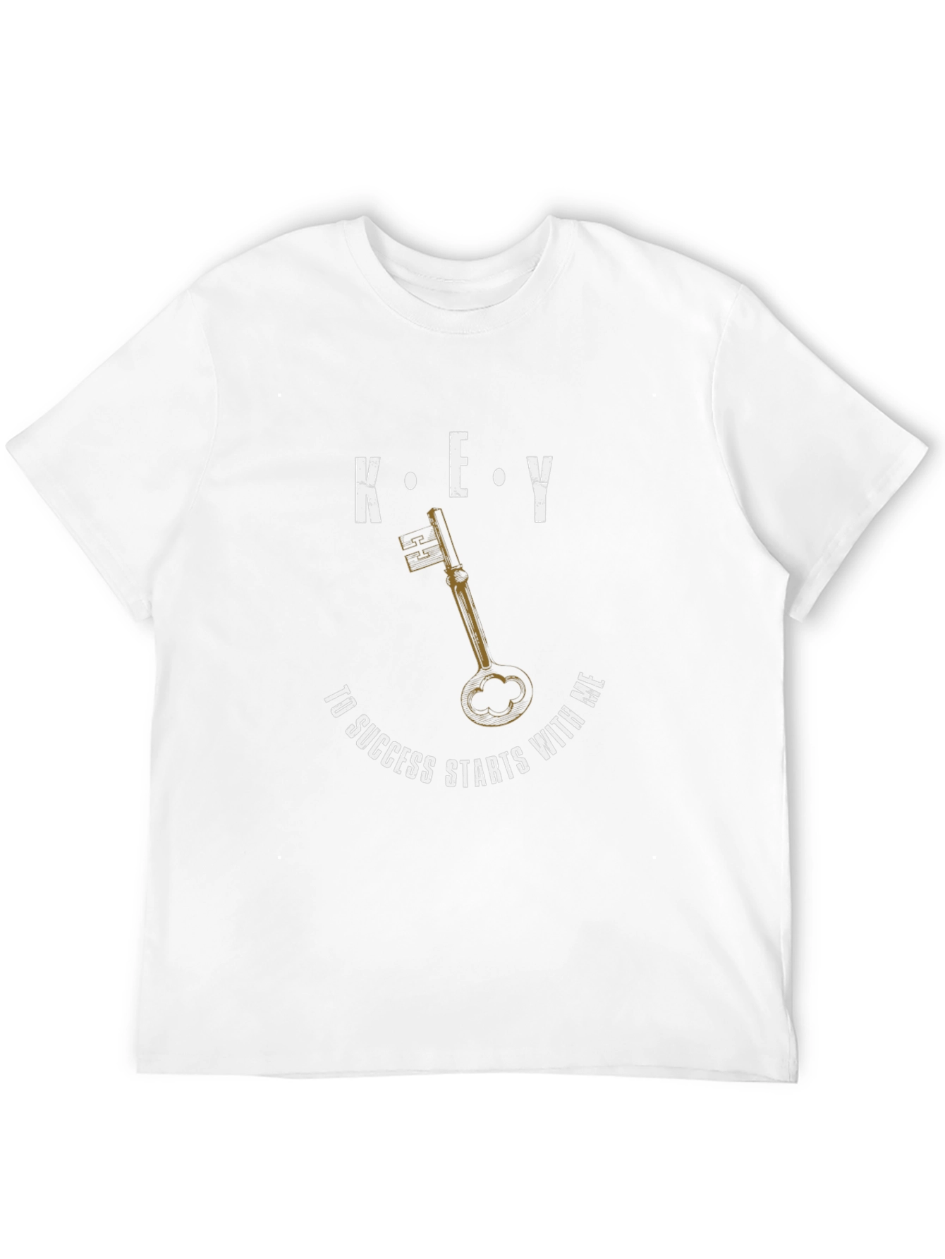 Key To Success Graphic Print Tee