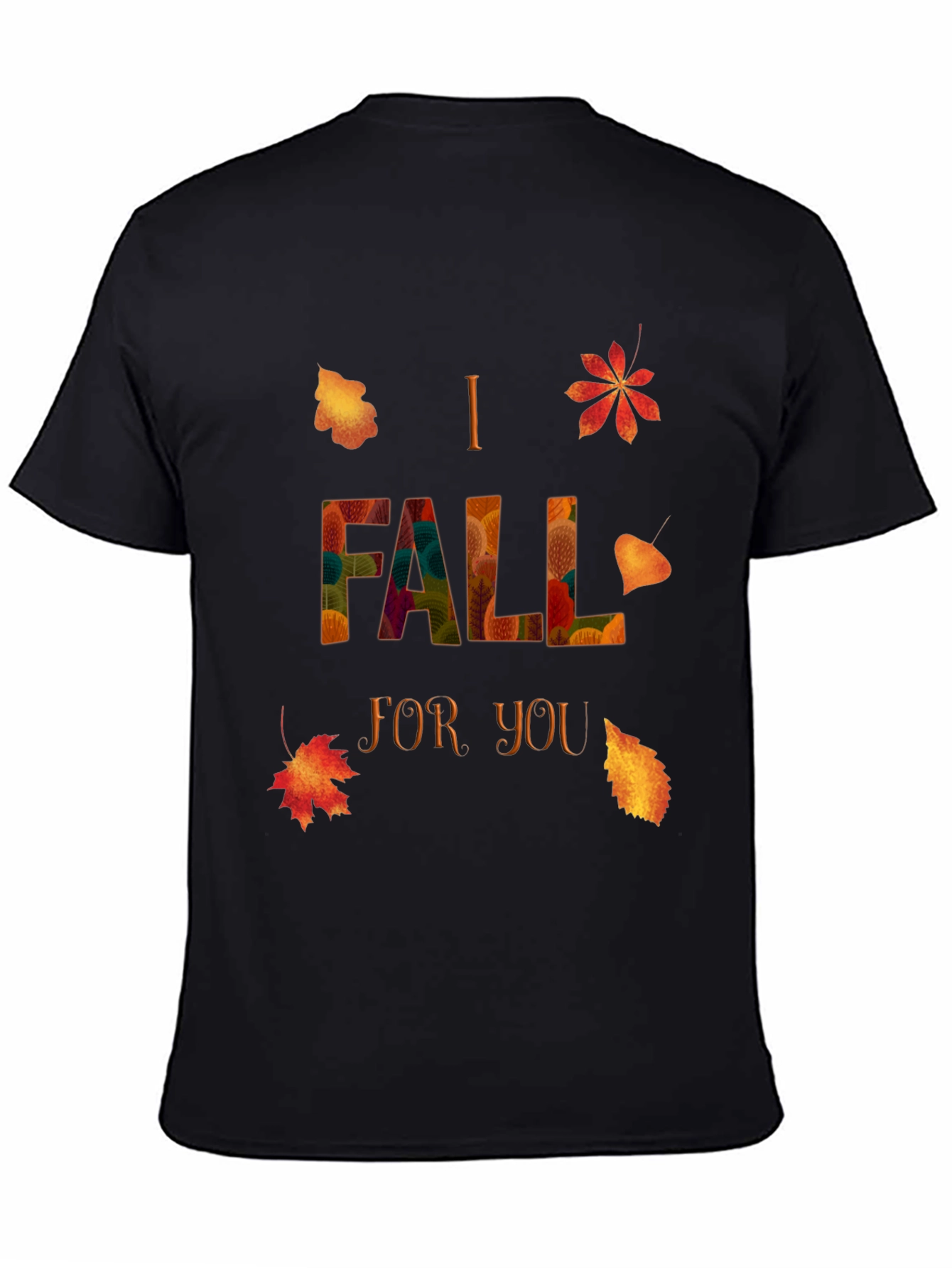 I Fall For You Graphic Tee - Autumn Themed Shirt