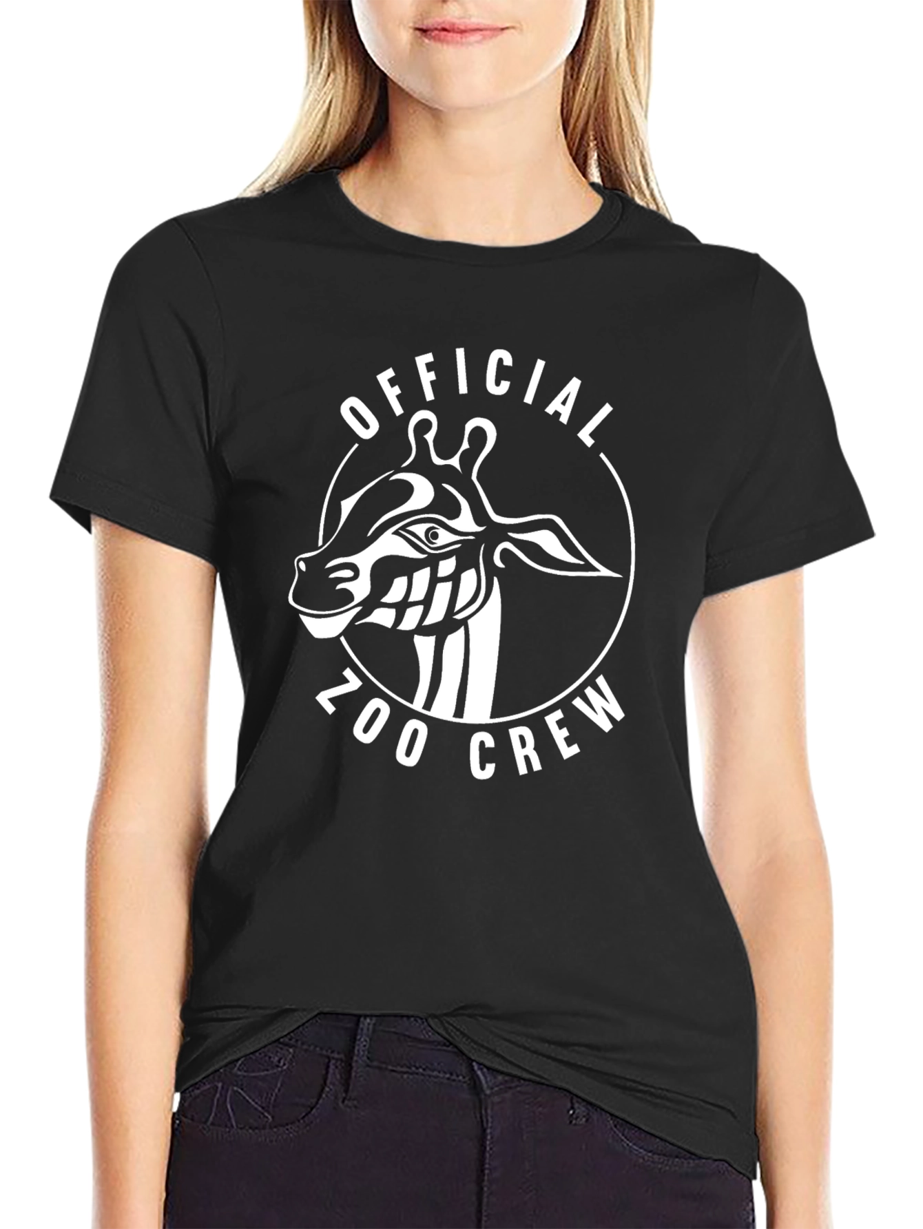 Zoo Crew Giraffe Graphic T-Shirt