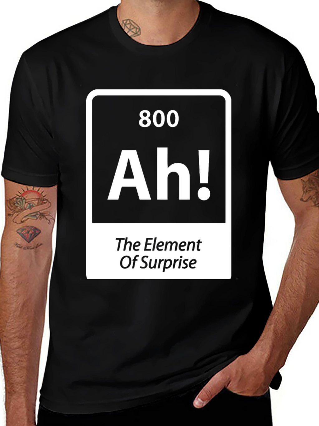 Element of Surprise Graphic Tee - Funny Science Shirt