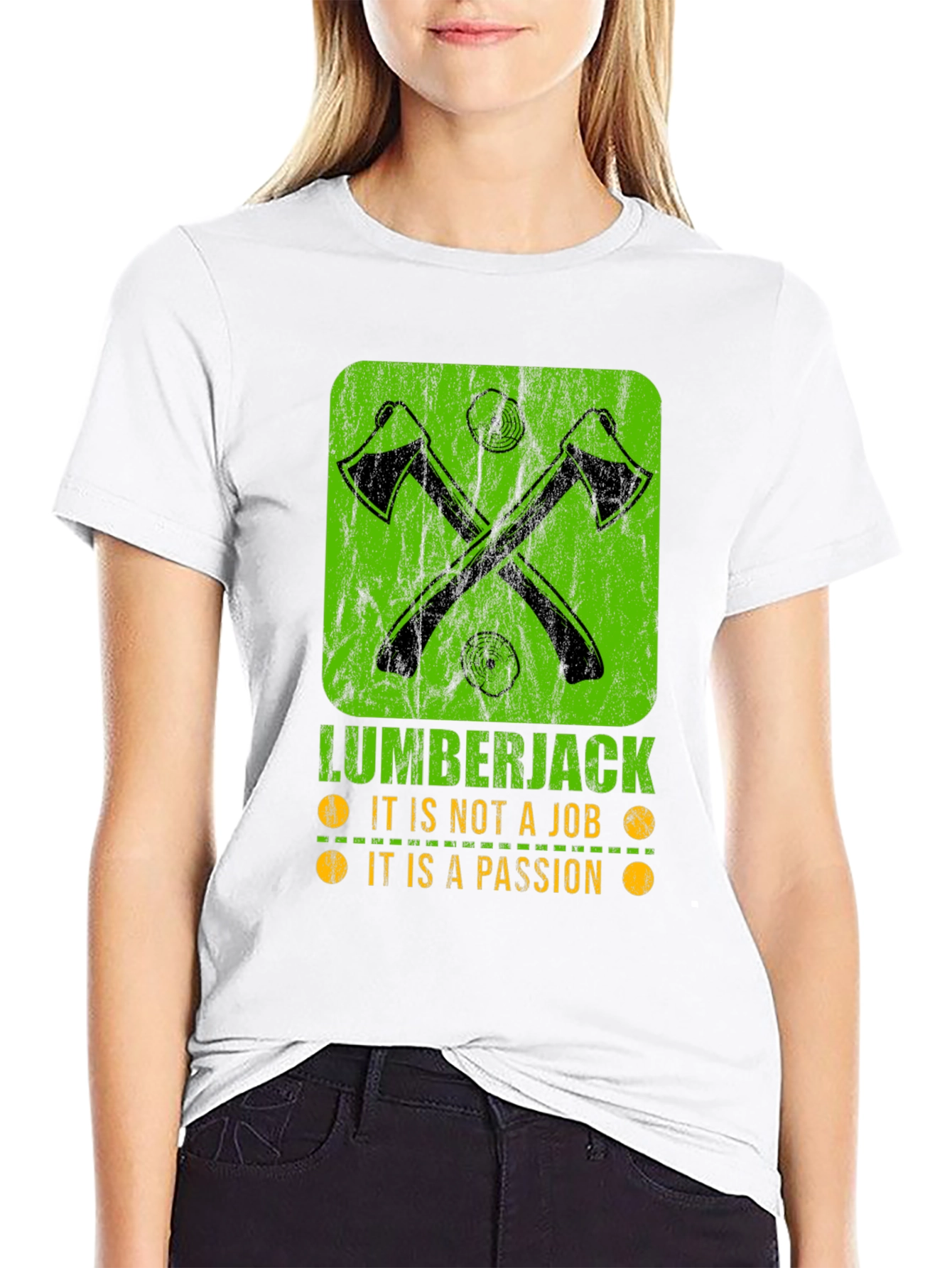 Lumberjack Passion T-Shirt - Axe Graphic Tee