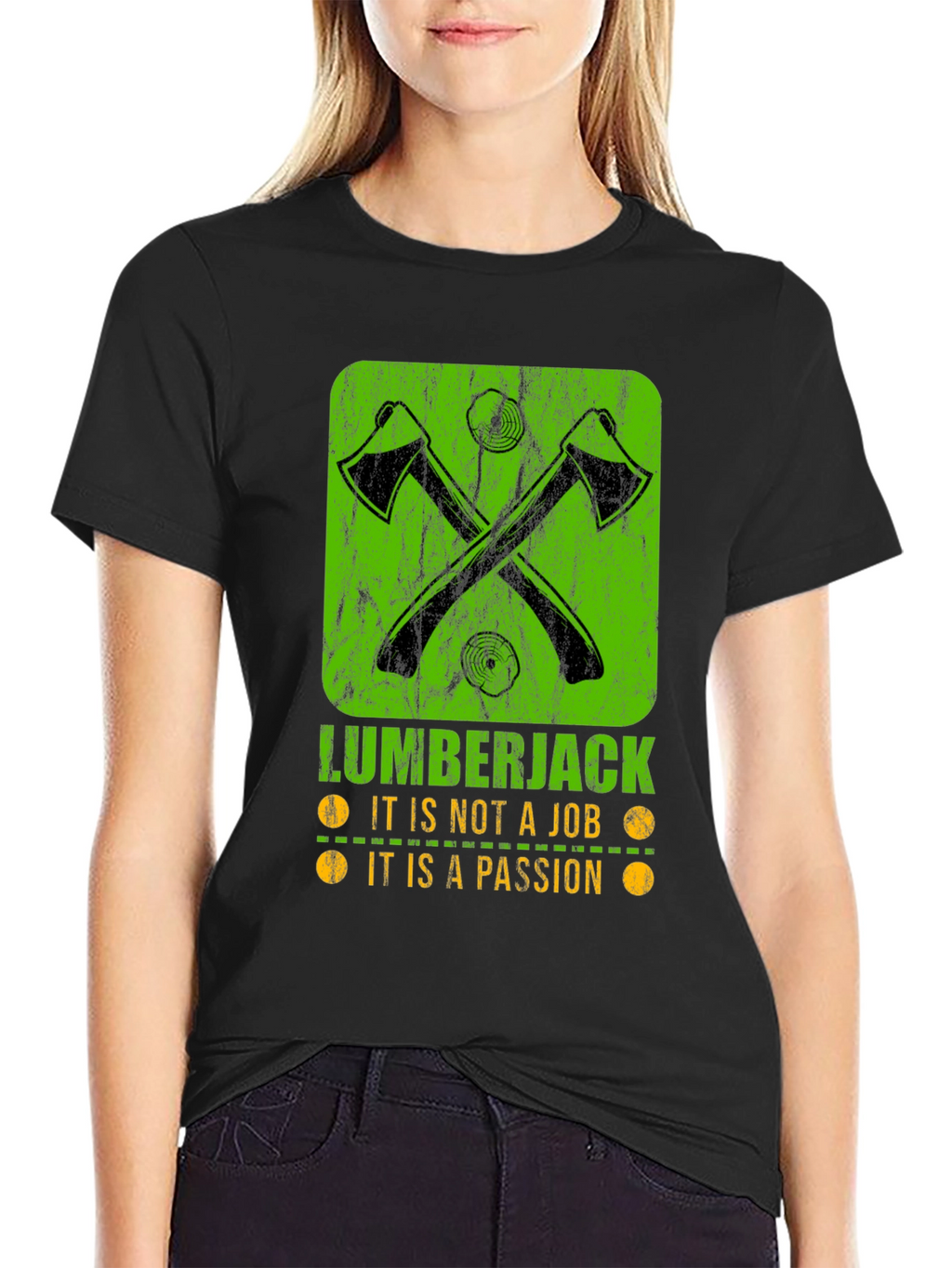 Lumberjack Passion T-Shirt - Axe Graphic Tee