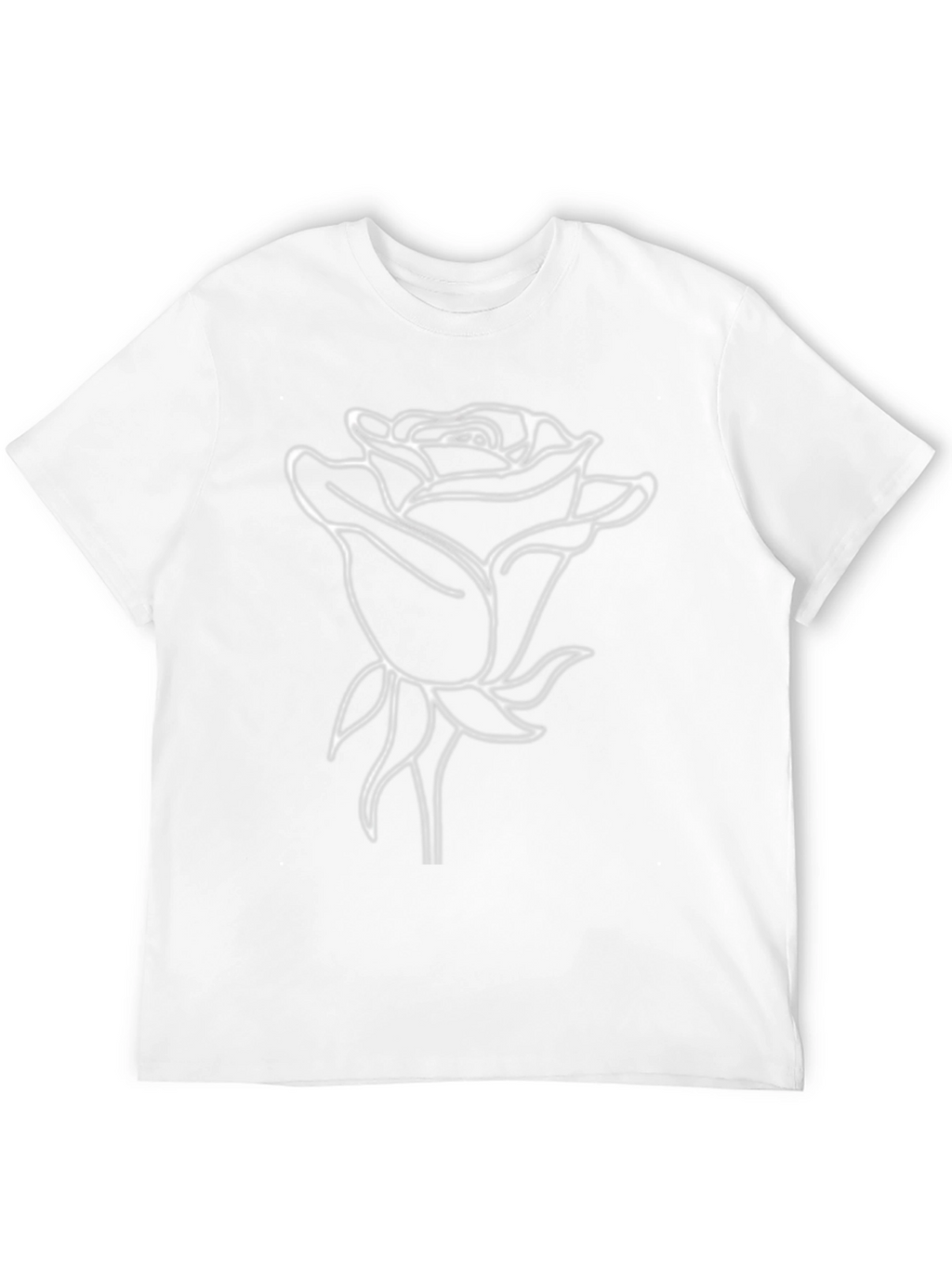 Rose Graphic T-Shirt - Classic Black Tee