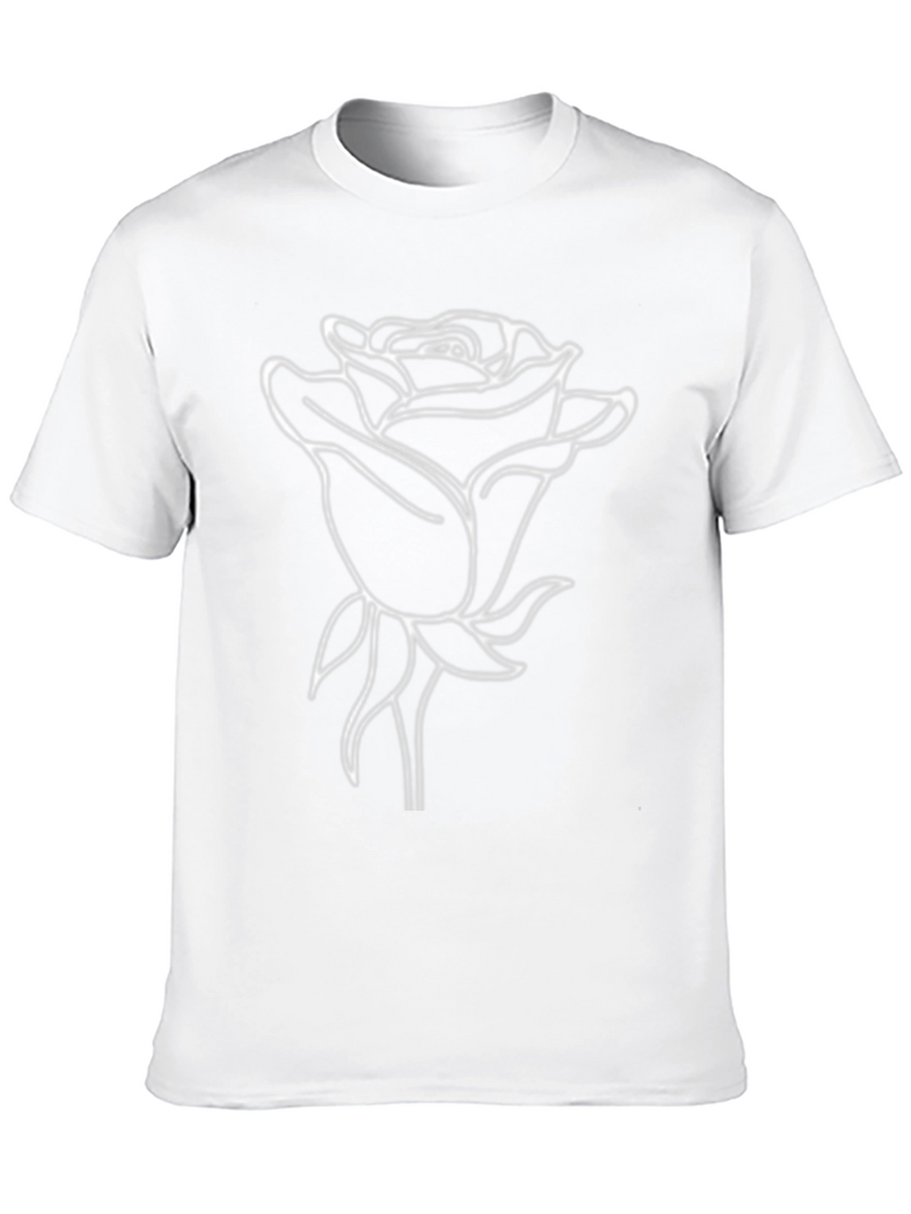 Rose Graphic T-Shirt - Classic Black Tee