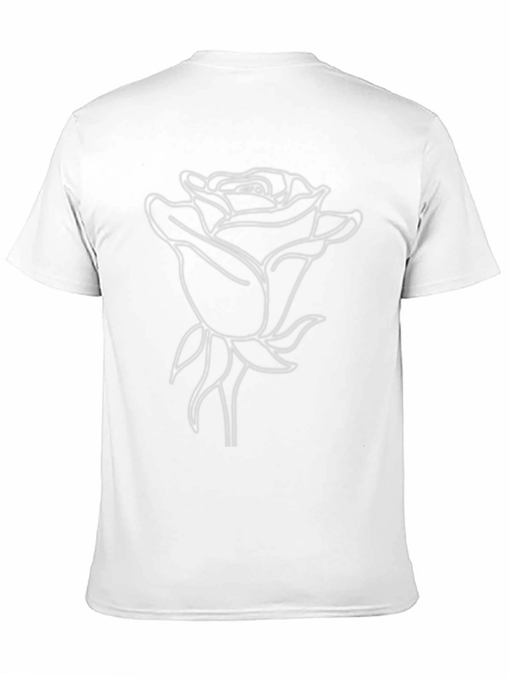 Rose Graphic T-Shirt - Classic Black Tee