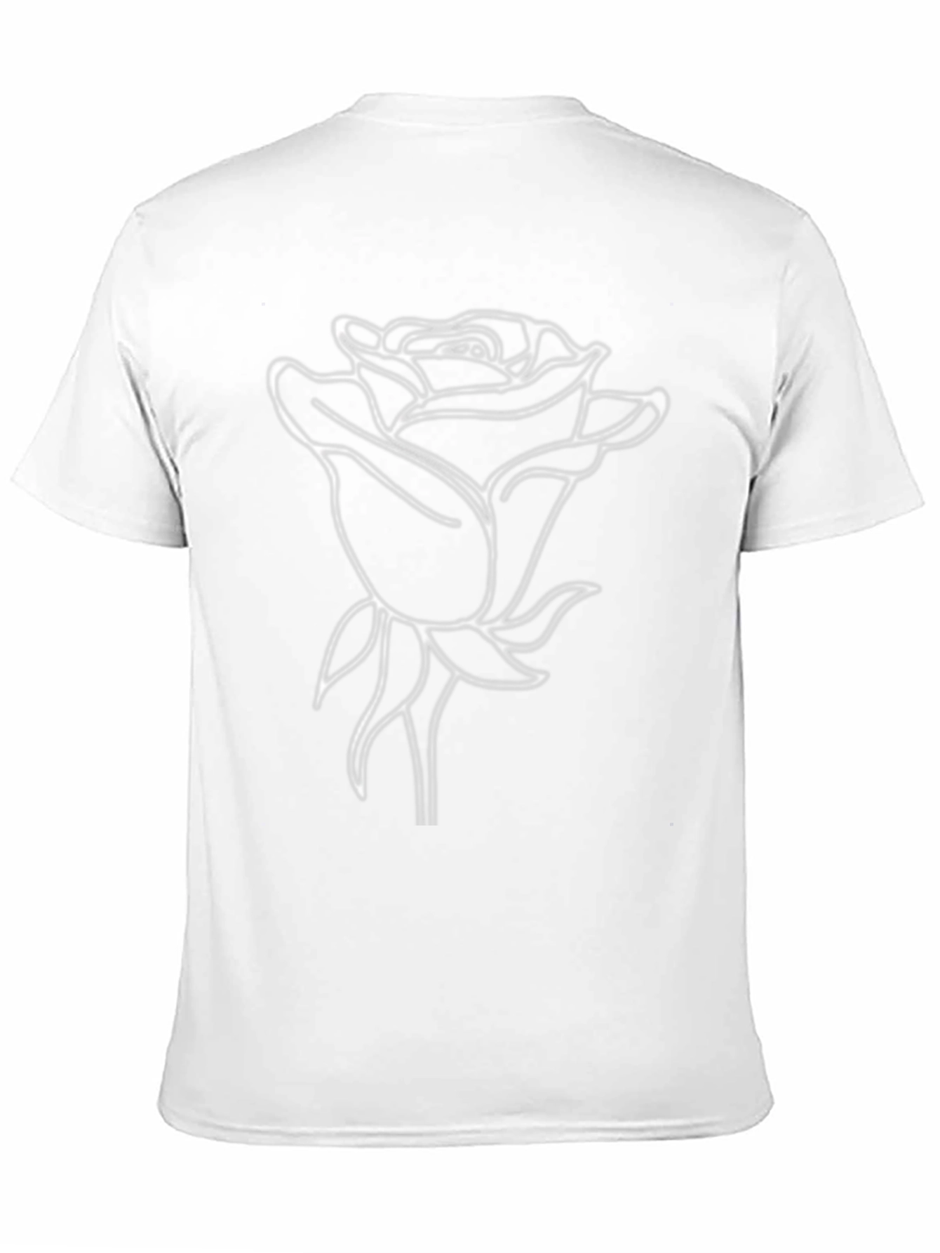 Rose Graphic T-Shirt - Classic Black Tee
