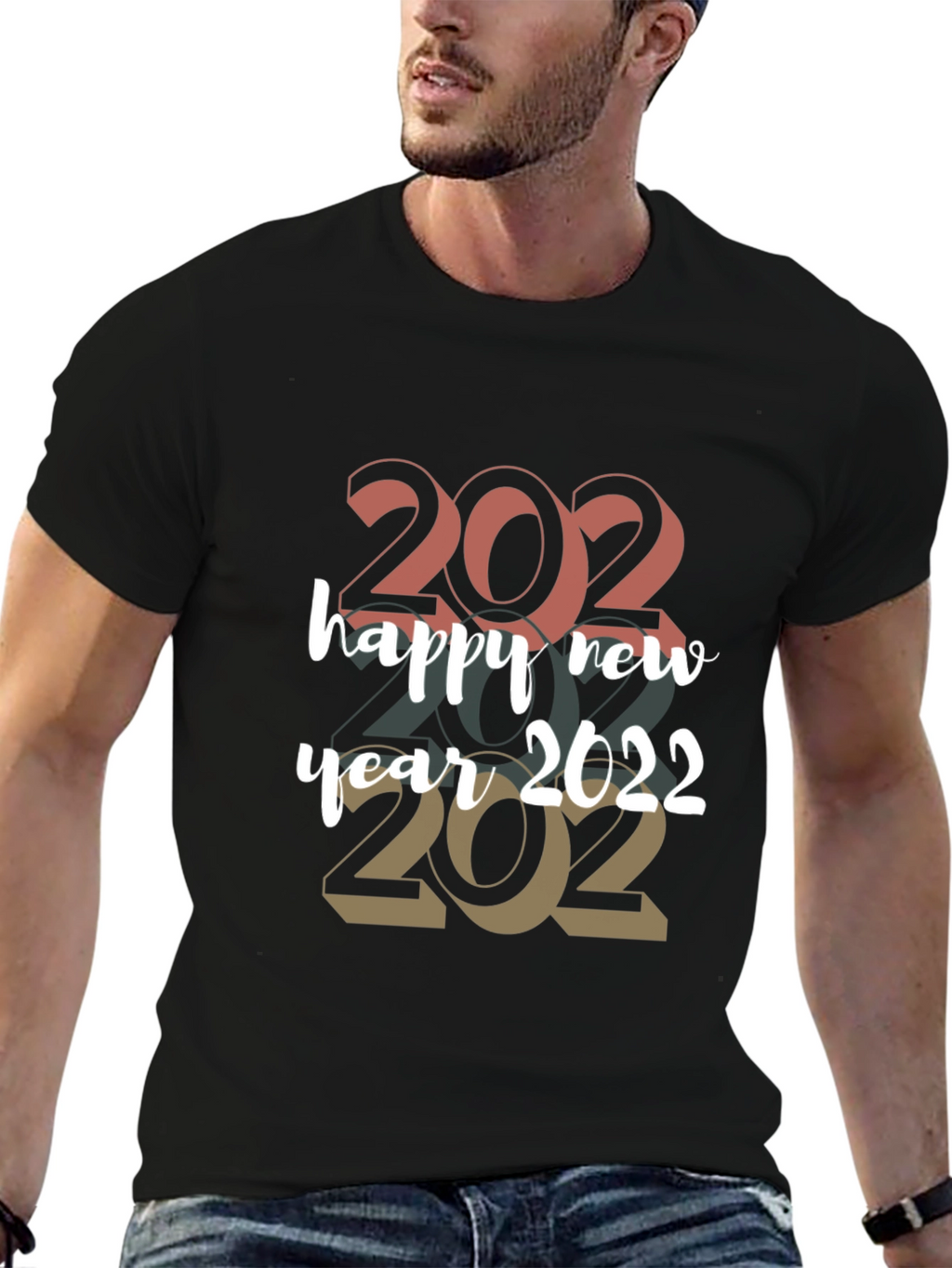 Happy New Year 2022 Graphic T-Shirt