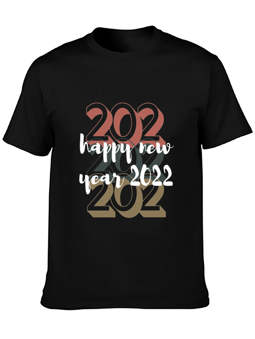 Happy New Year 2022 Graphic T-Shirt