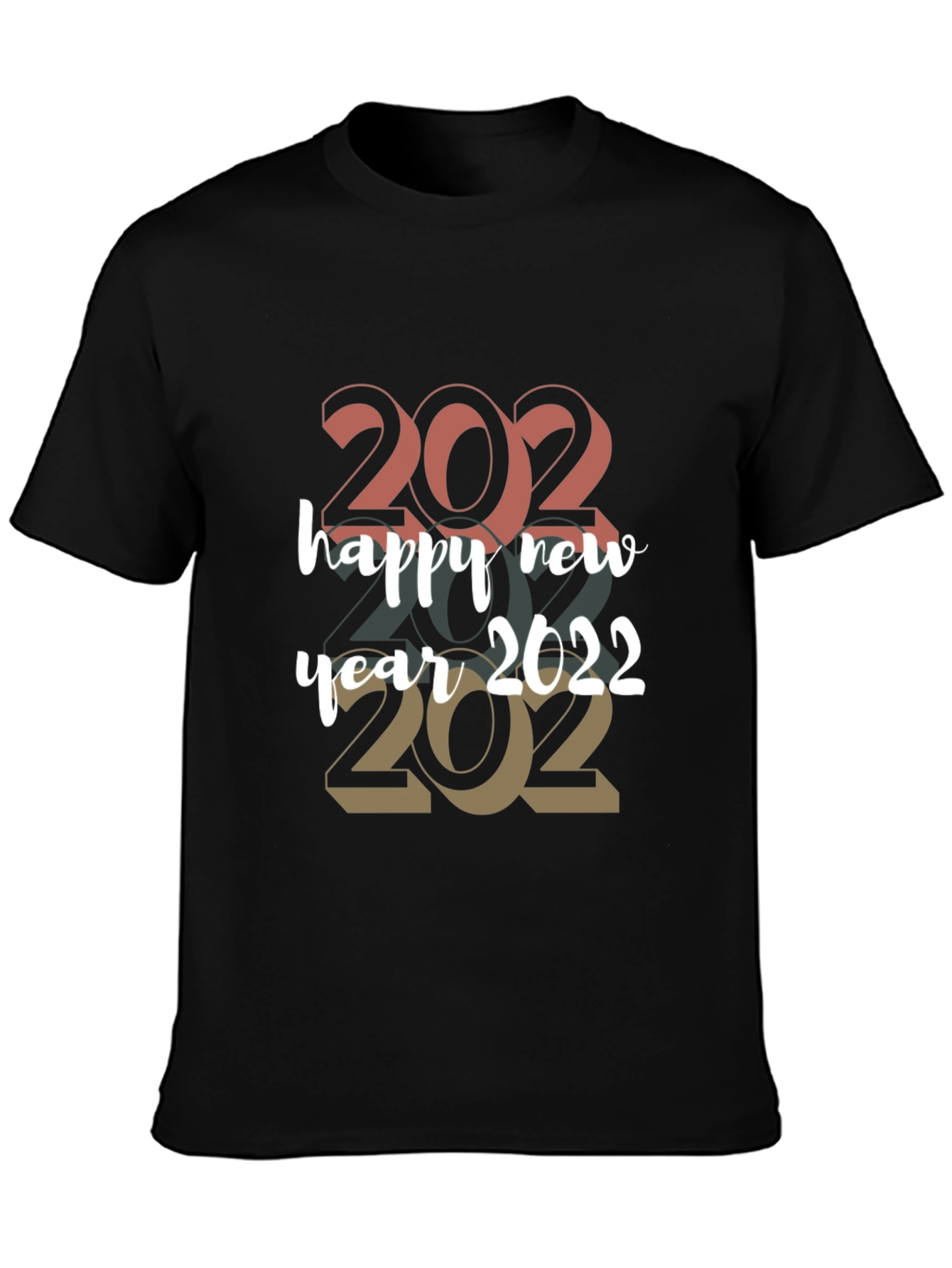Happy New Year 2022 Graphic T-Shirt