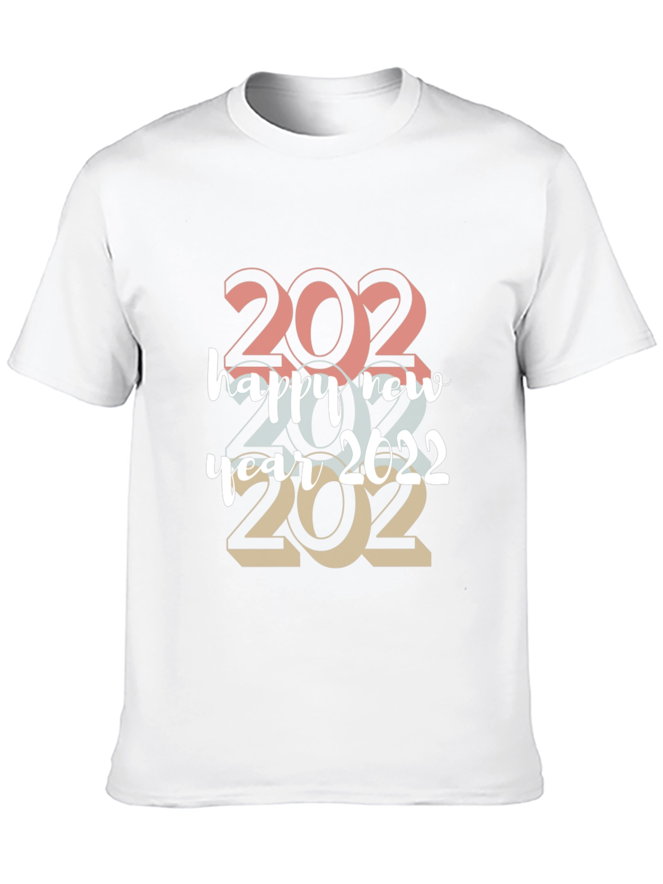 Happy New Year 2022 Graphic T-Shirt