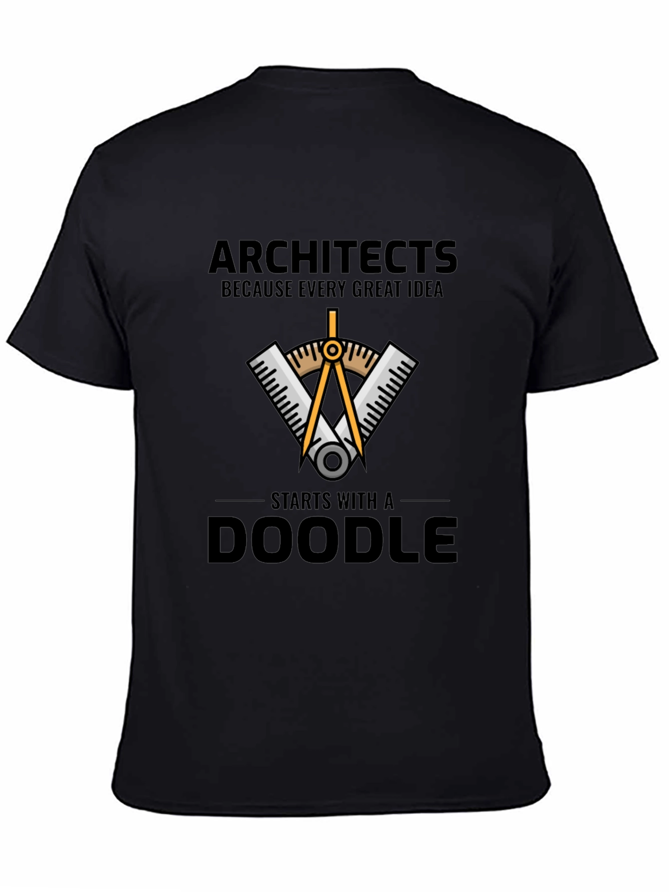 Architects Doodle Graphic T-Shirt