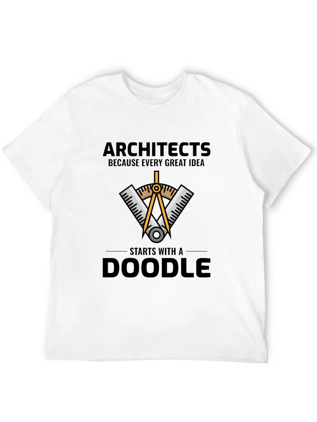 Architects Doodle Graphic T-Shirt