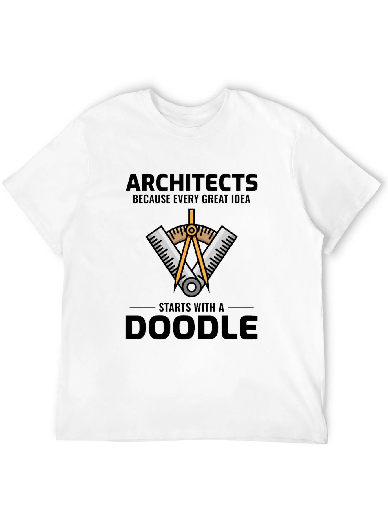 Architects Doodle Graphic T-Shirt