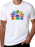 Rainbow Human T-Shirt - Pride & Equality