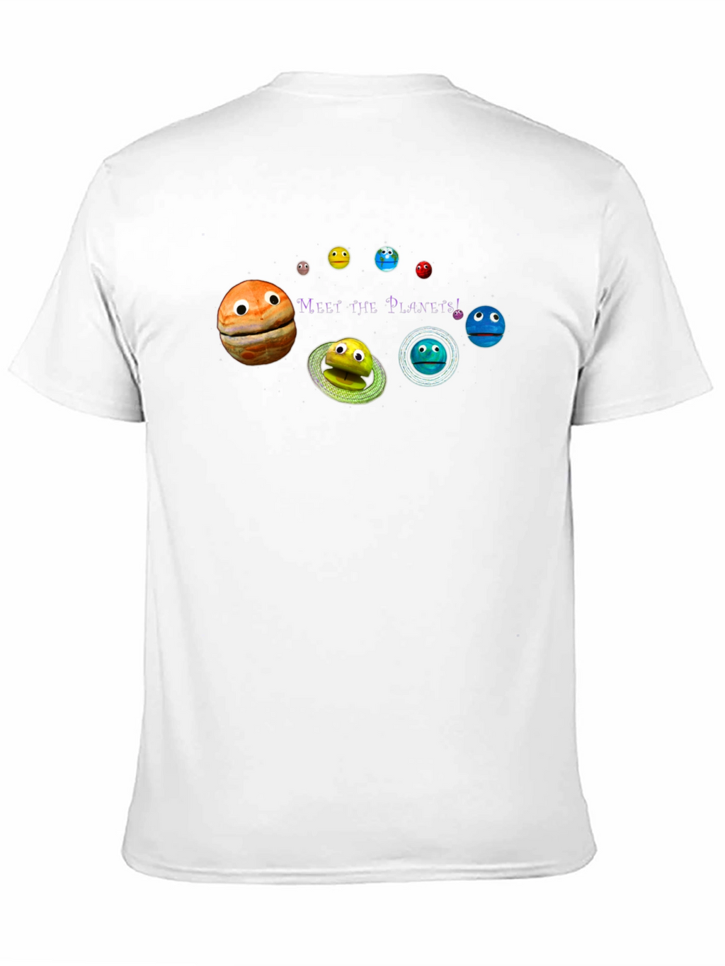 Meet the Planets Graphic T-Shirt - Black