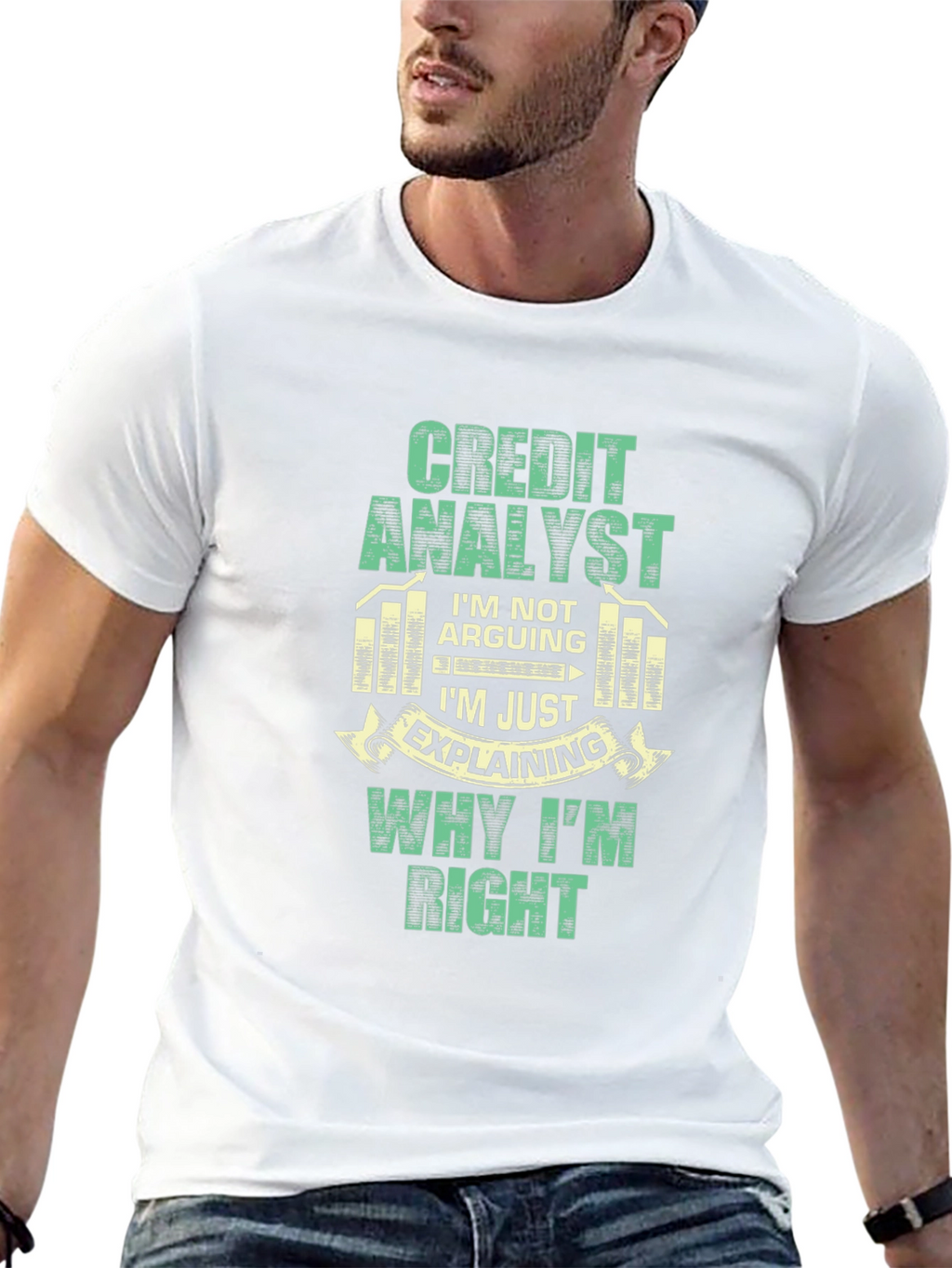 Credit Analyst Humor Graphic T-Shirt