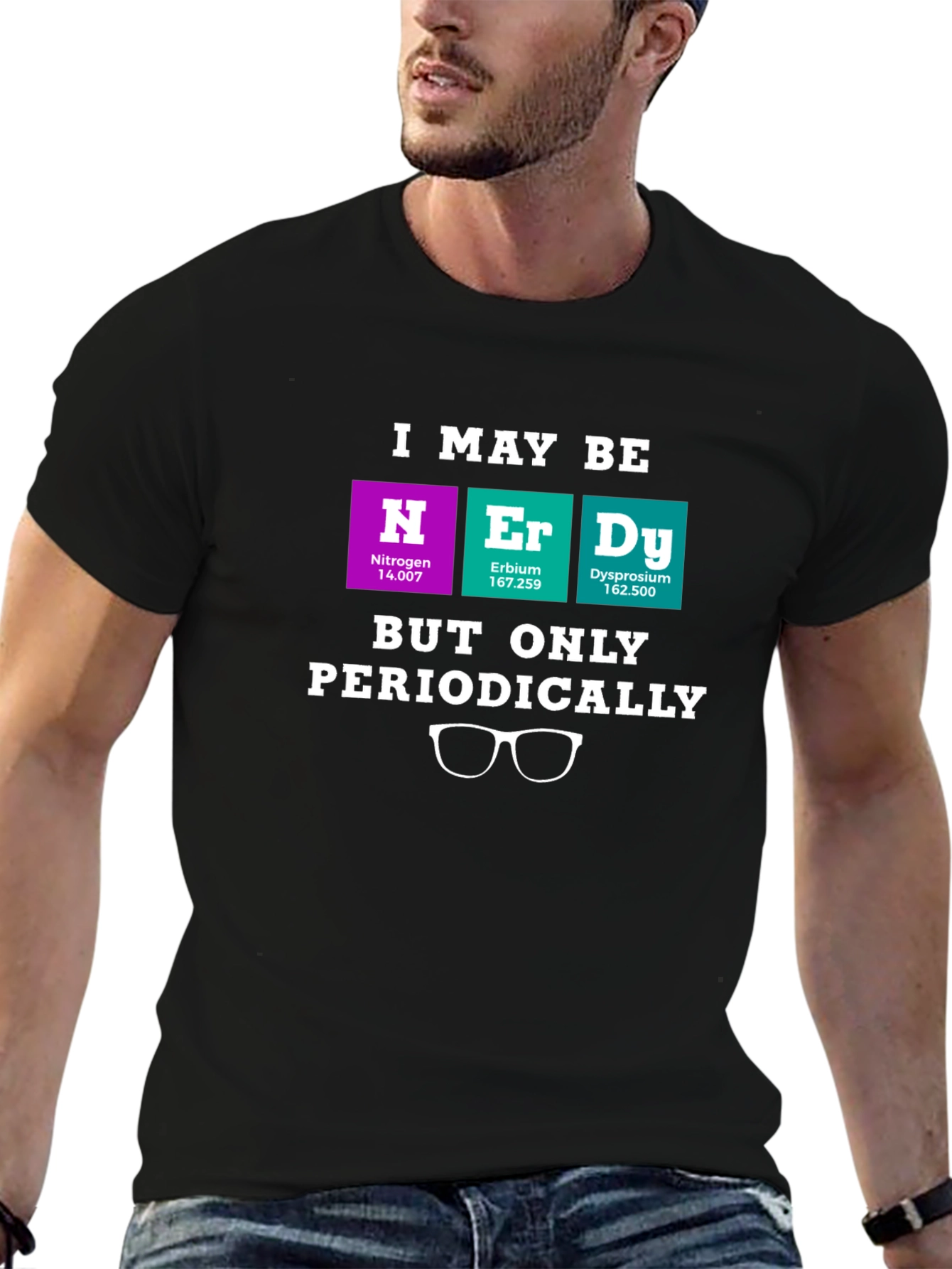 Nerdy Periodic Table T-Shirt - Science Humor Tee