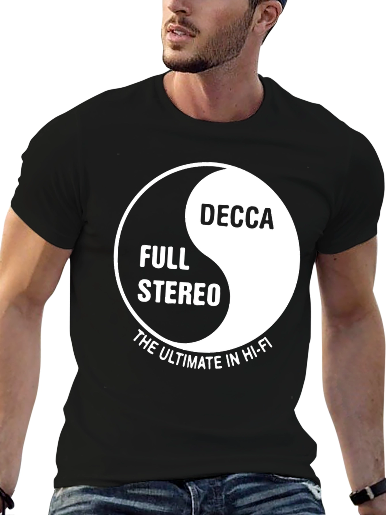 Decca Full Stereo T-Shirt - The Ultimate in Hi-Fi