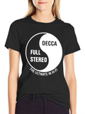 Decca Full Stereo T-Shirt - The Ultimate in Hi-Fi