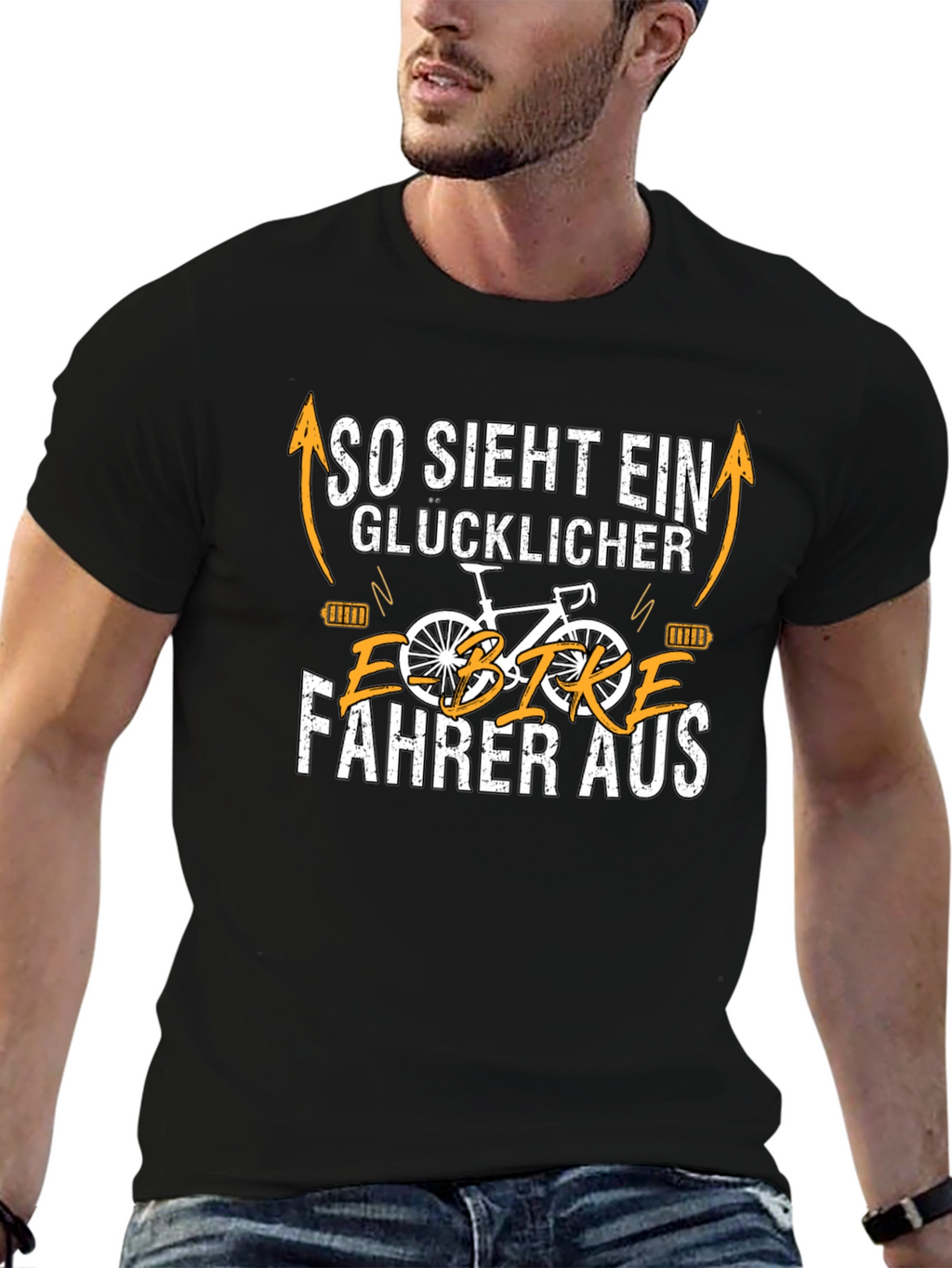 Happy E-Bike Rider T-Shirt