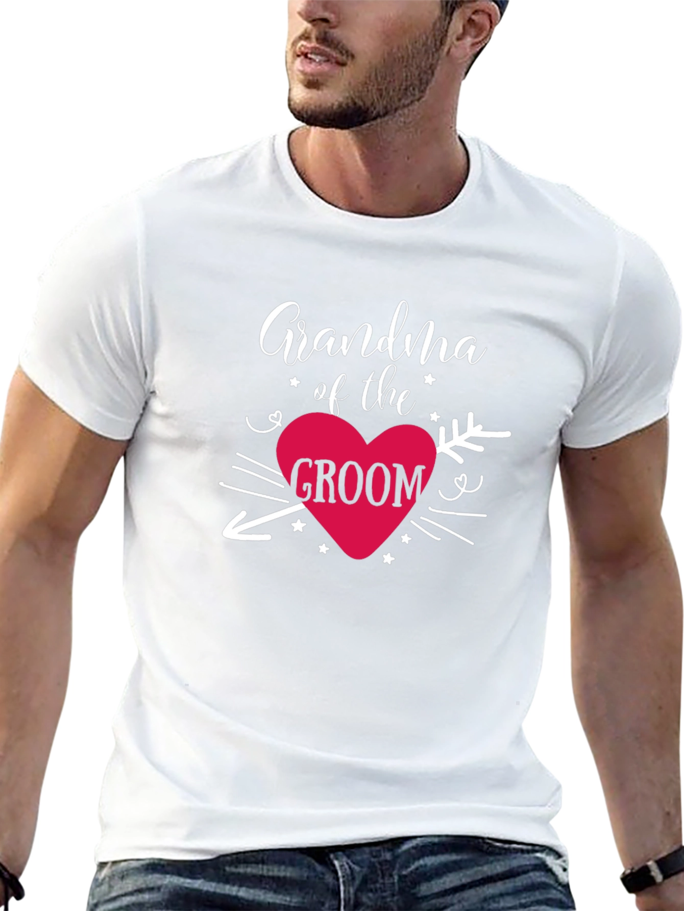 Grandma of the Groom T-Shirt - Wedding Family Tee