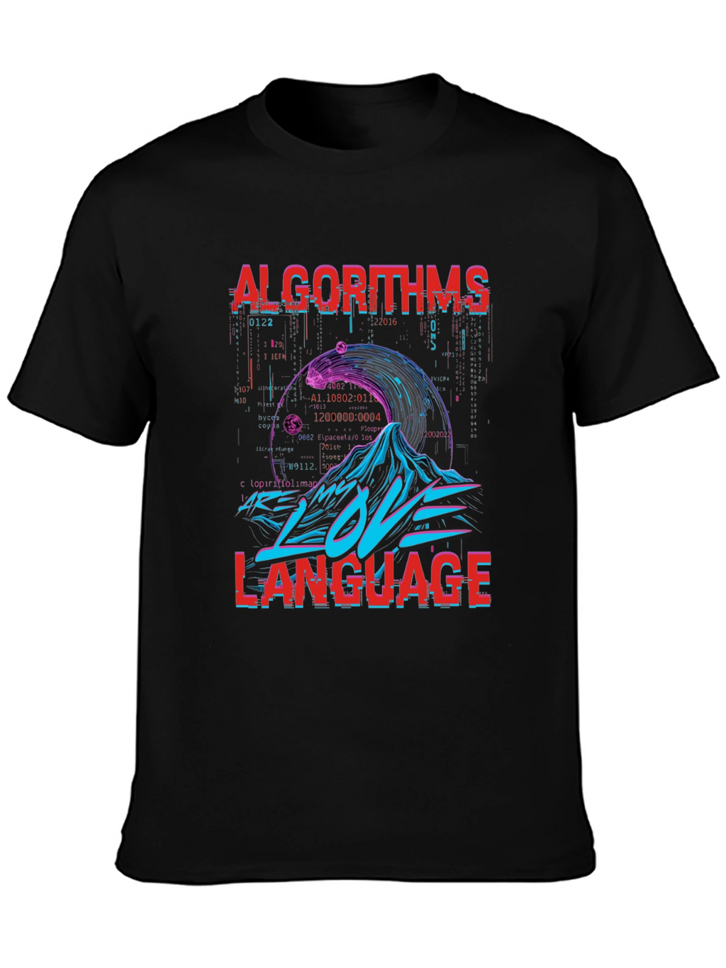Algorithms Love Language Graphic T-Shirt