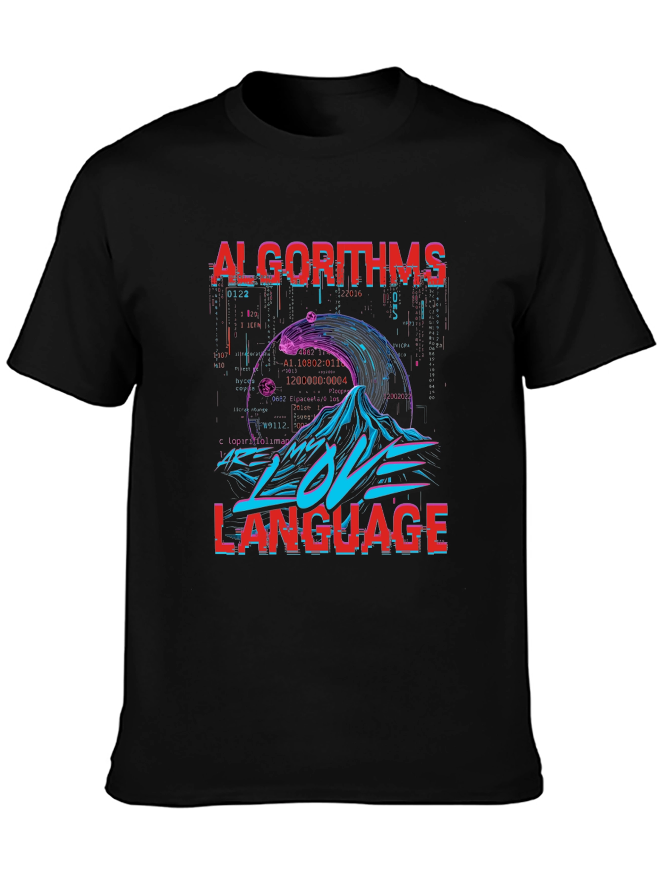 Algorithms Love Language Graphic T-Shirt