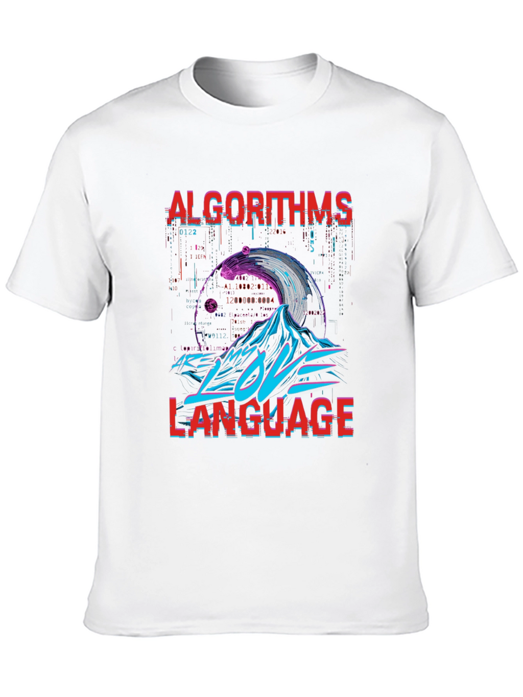 Algorithms Love Language Graphic T-Shirt
