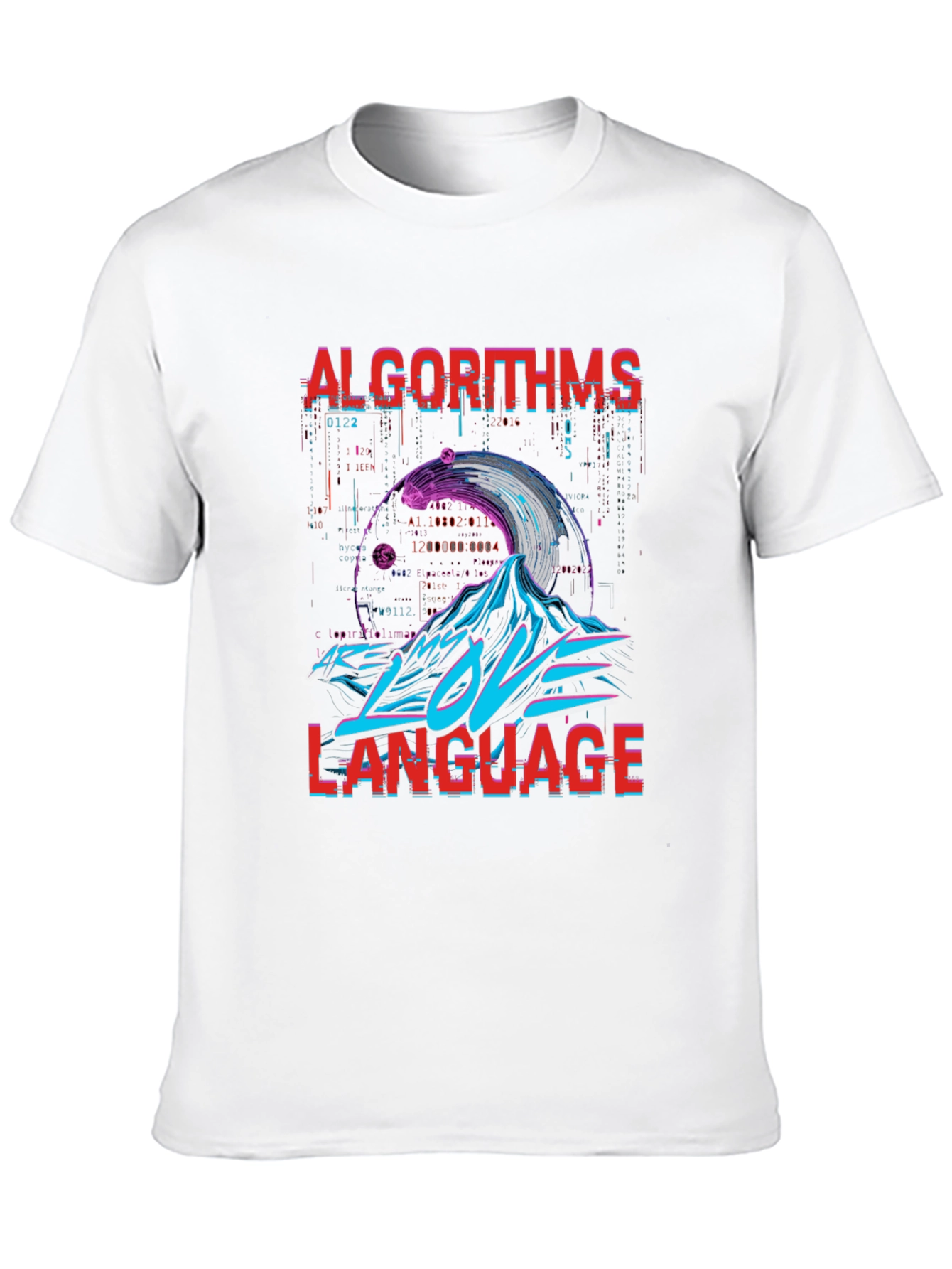 Algorithms Love Language Graphic T-Shirt