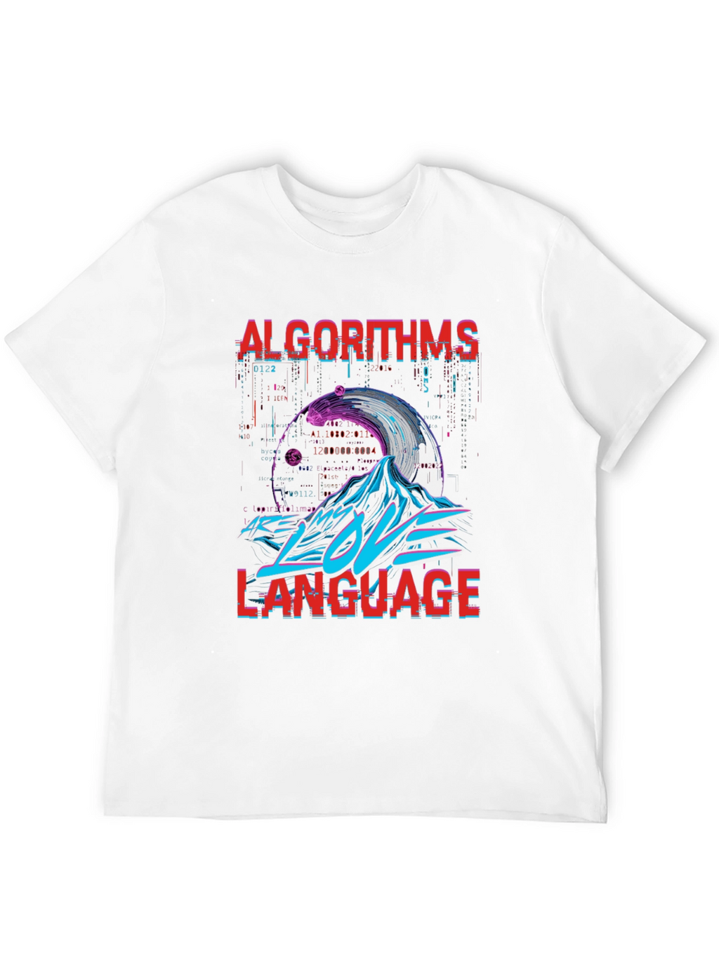 Algorithms Love Language Graphic T-Shirt