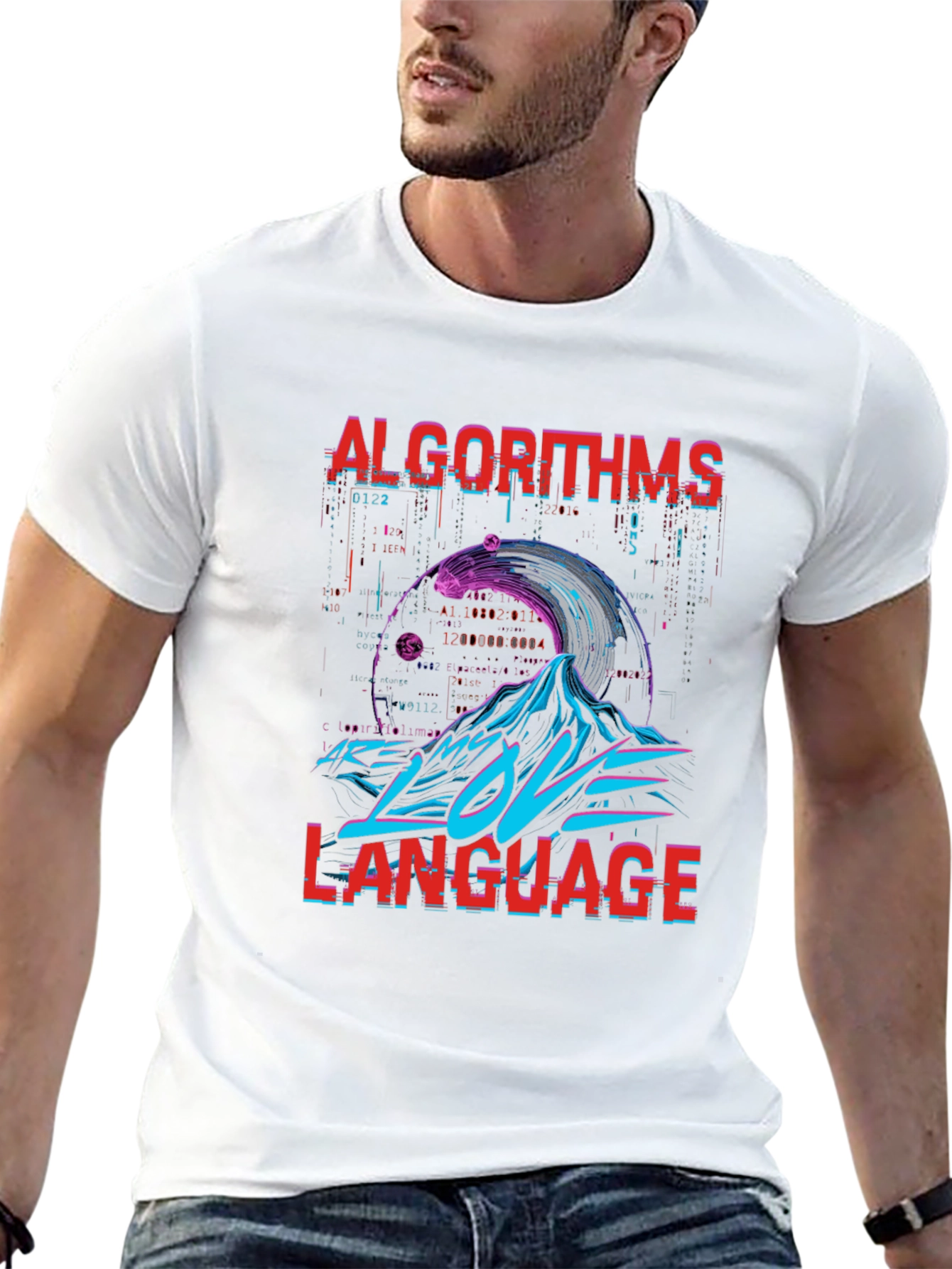 Algorithms Love Language Graphic T-Shirt