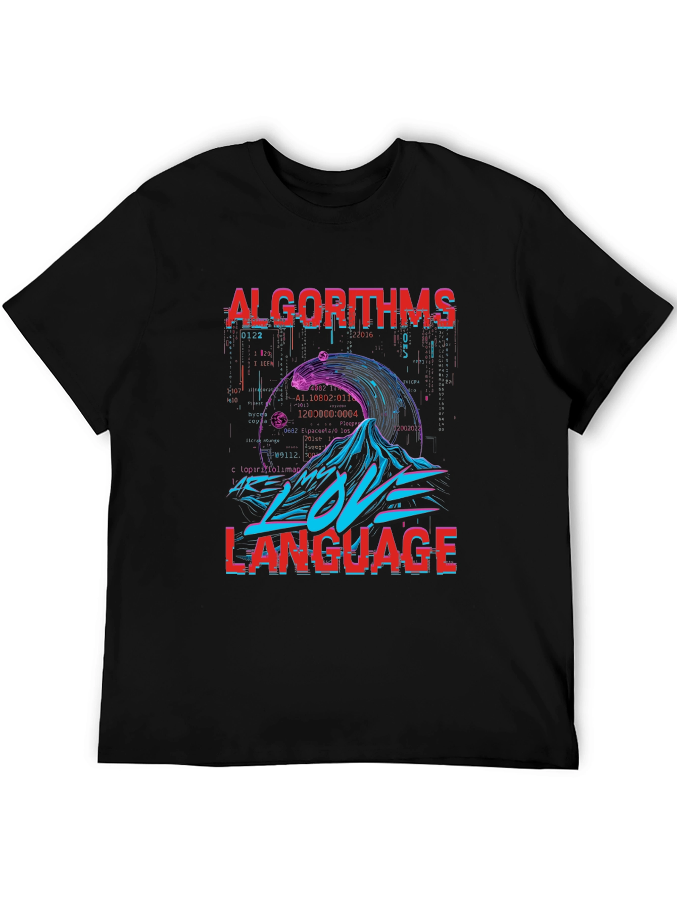 Algorithms Love Language Graphic T-Shirt