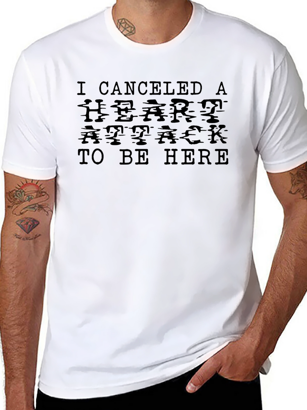 Canceled Heart Attack T-Shirt - Funny Sarcastic Tee