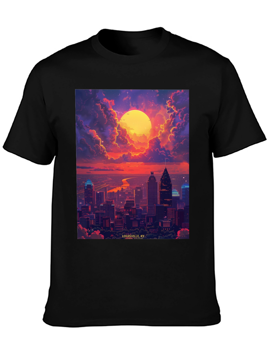 Louisville Kentucky Skyline T-Shirt