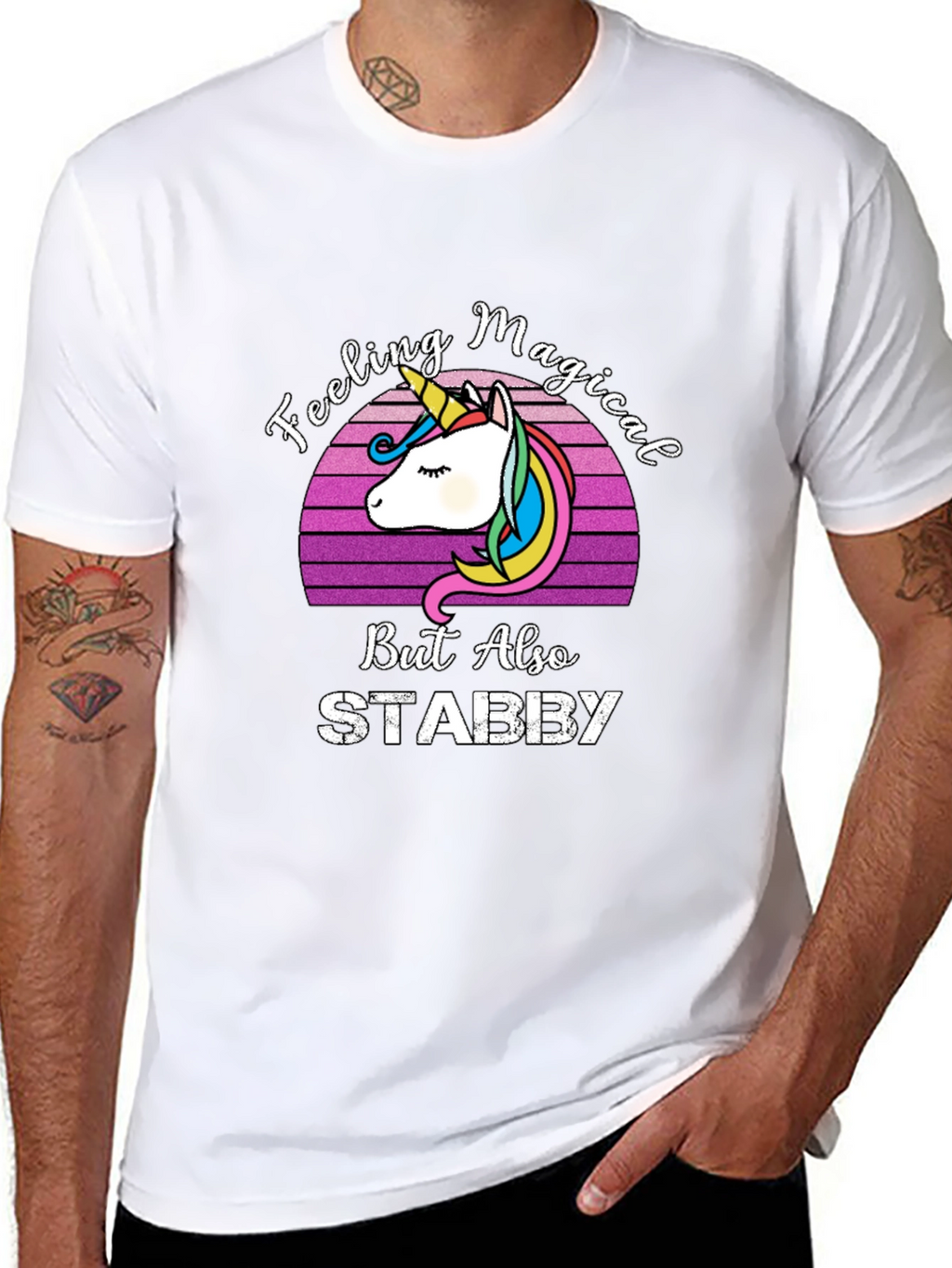 Magical Unicorn Stab T-Shirt